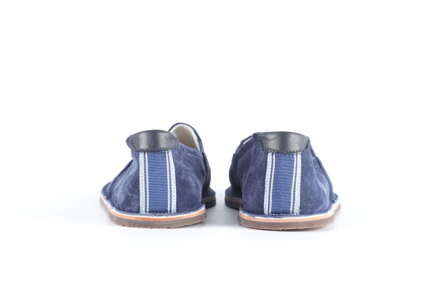 BRUNELLO CUCINELLI NAVY KIDS BOYS SUEDE LOAFERS EU 35 UK 2.5 US 3.5 - Image 5