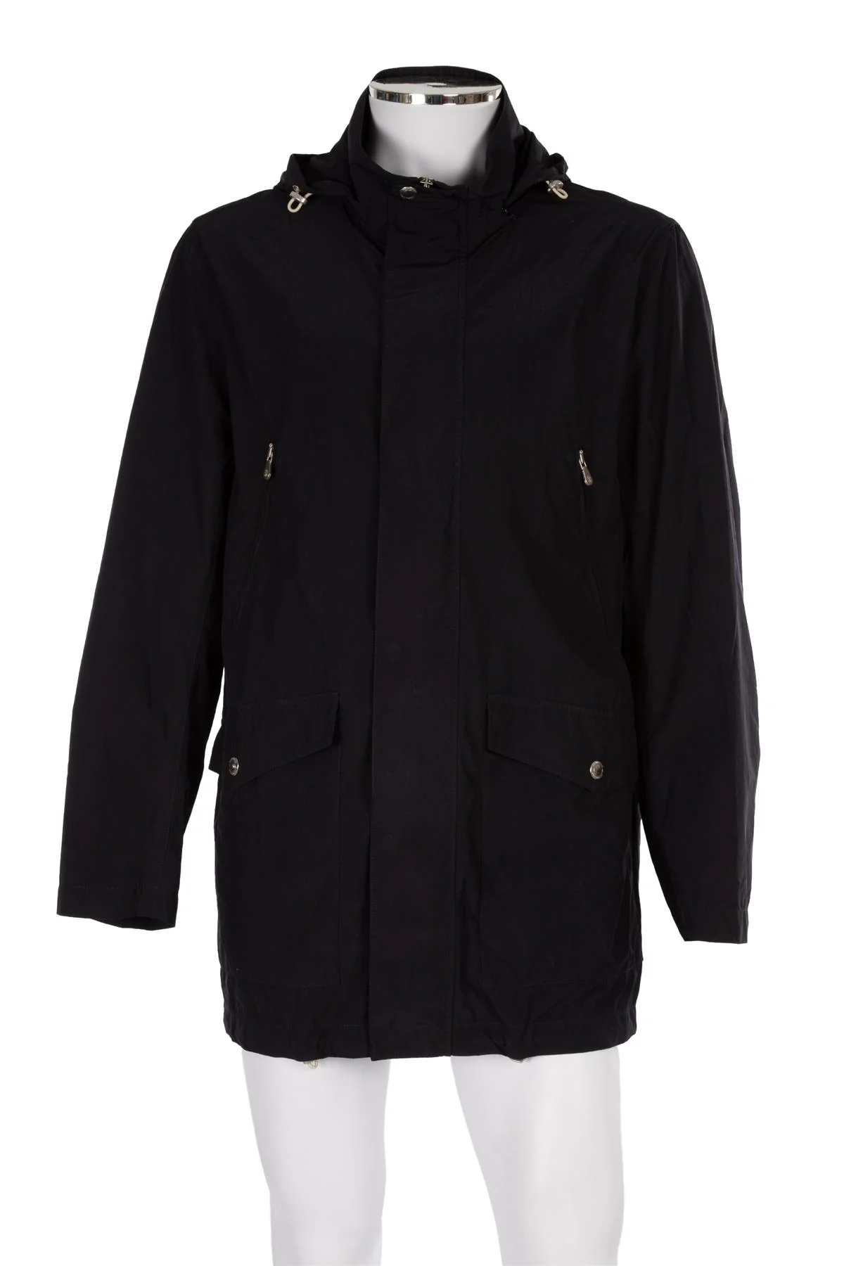 BRUNELLO CUCINELLI NAVY MEN'S NYLON JACKET IT 52 UK/US 42 - Image 2