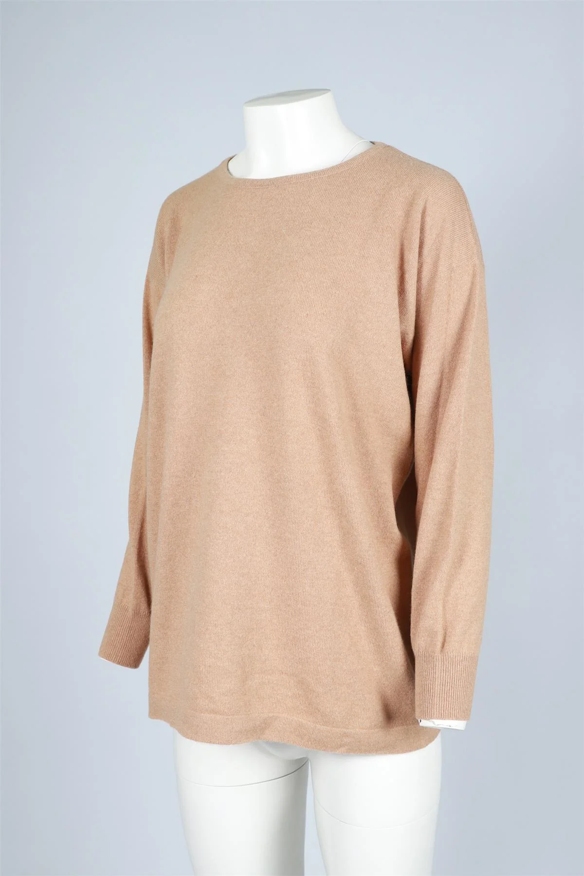 BRUNELLO CUCINELLI TAN CASHMERE SWEATER IT 44 UK 12 - Image 3