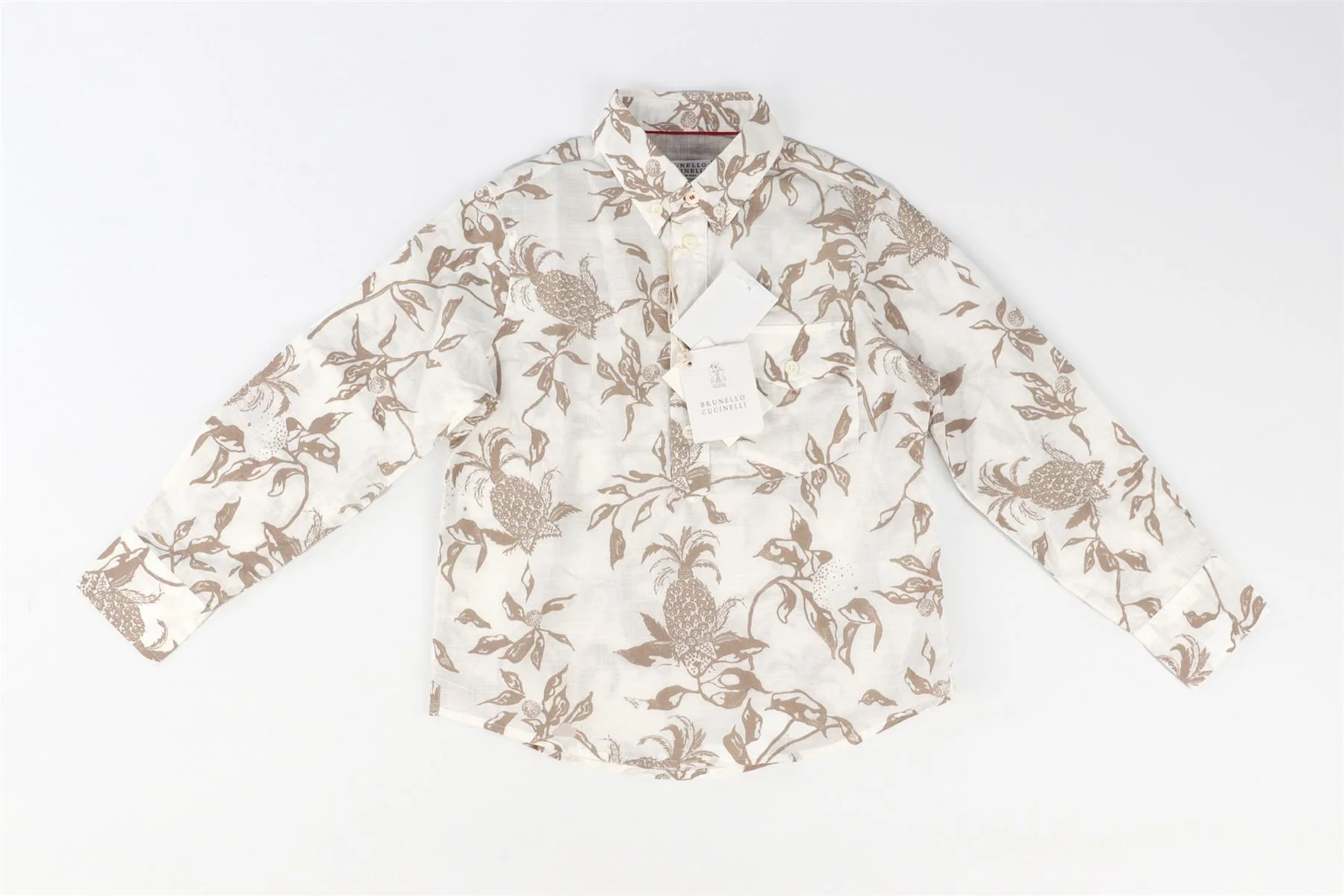 BRUNELLO CUCINELLI WHITE KIDS BOYS SHIRT 6 YEARS - Image 2