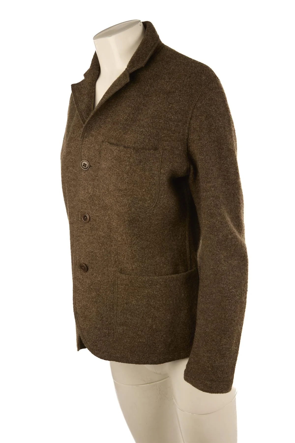 BUCK MASON GREEN WOOL BLAZER SMALL - Image 3