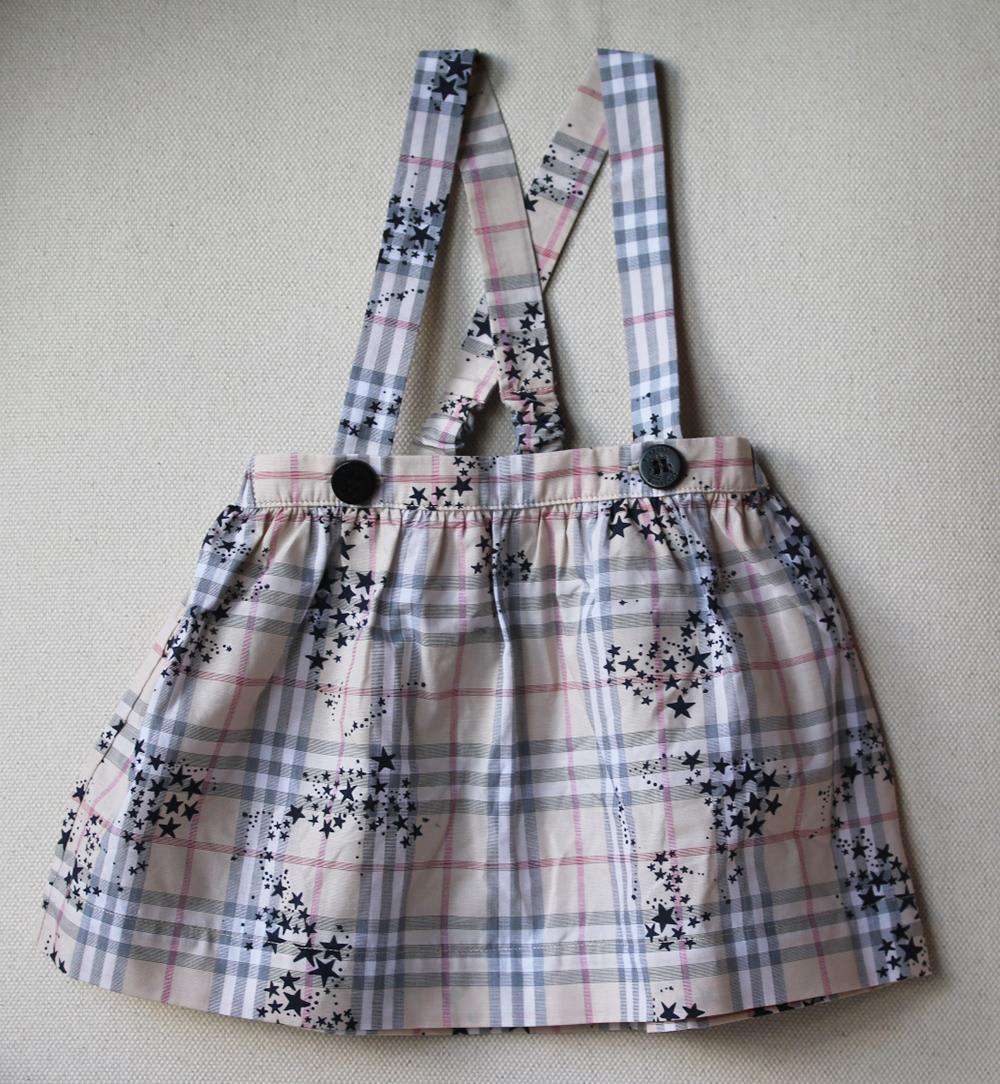 BURBERRY BABY GIRLS BODYSUIT AND CHECKED PINAFORE DRESS 6 MONTHS - Image 4