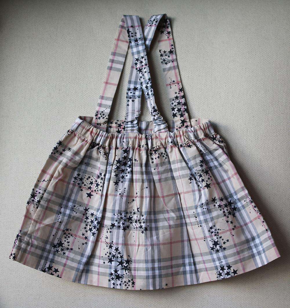 BURBERRY BABY GIRLS BODYSUIT AND CHECKED PINAFORE DRESS 6 MONTHS - Image 5