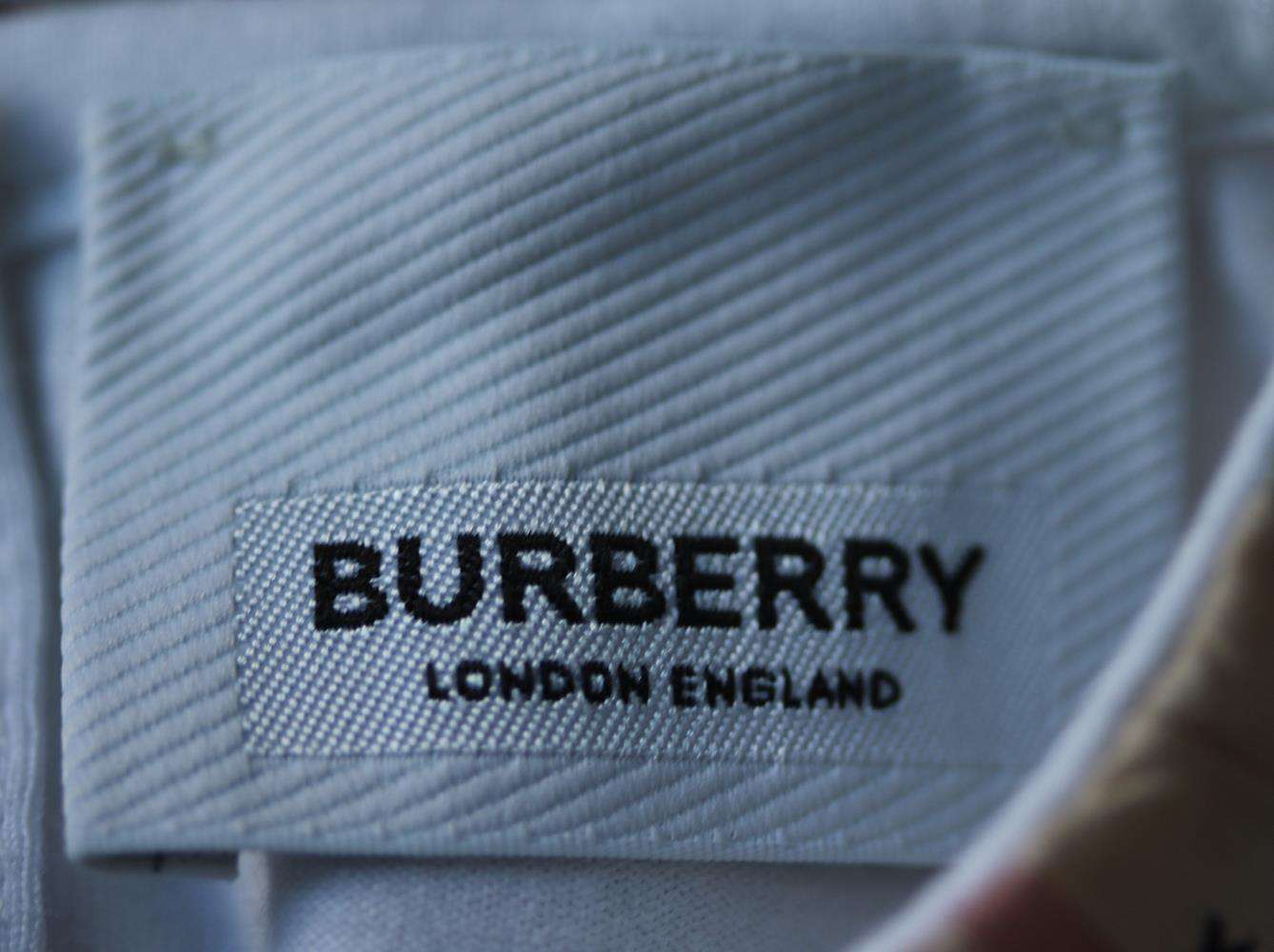 BURBERRY BABY GIRLS BODYSUIT AND CHECKED PINAFORE DRESS 6 MONTHS - Image 6