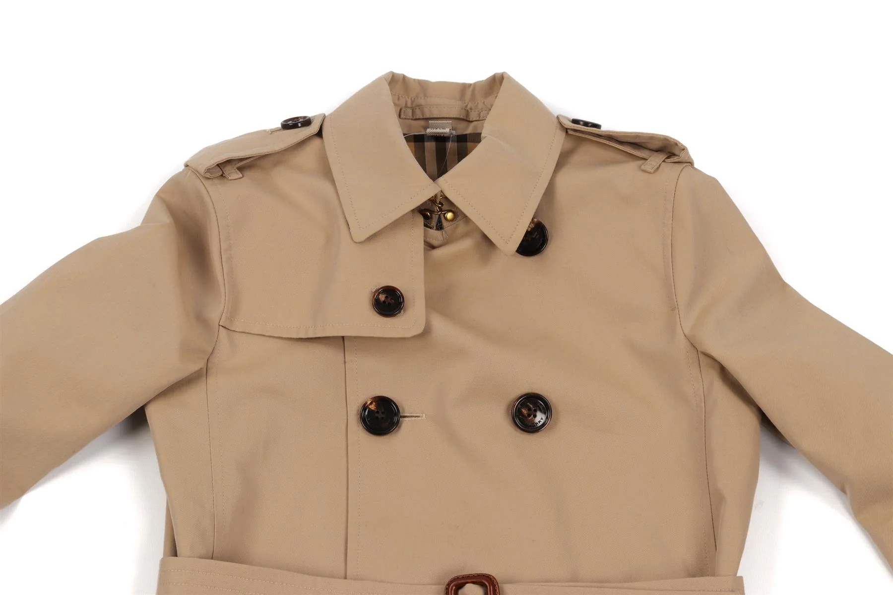 BURBERRY BEIGE KIDS BOYS COAT 8 YEARS - Image 3