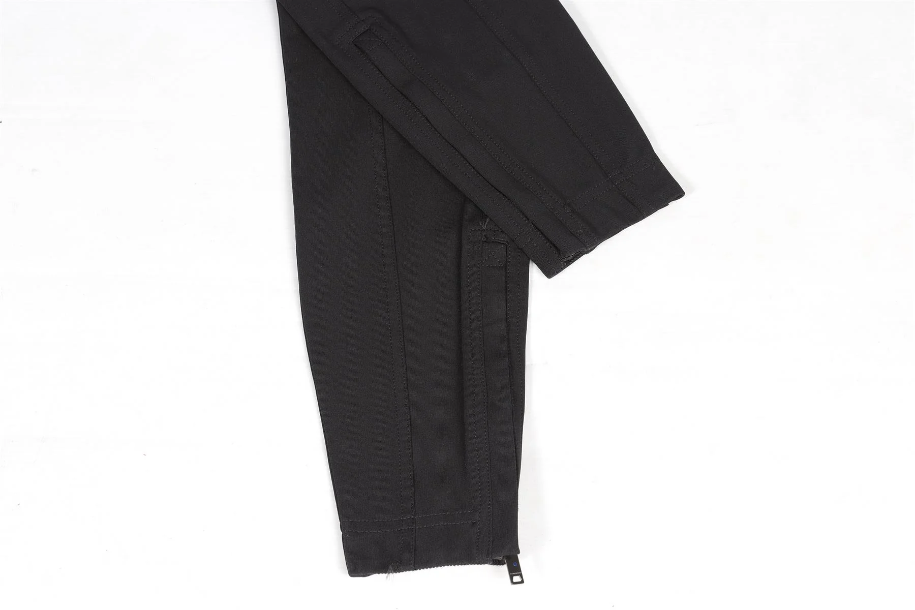 BURBERRY BLACK TWILL SKINNY PANTS UK 2 - Image 5