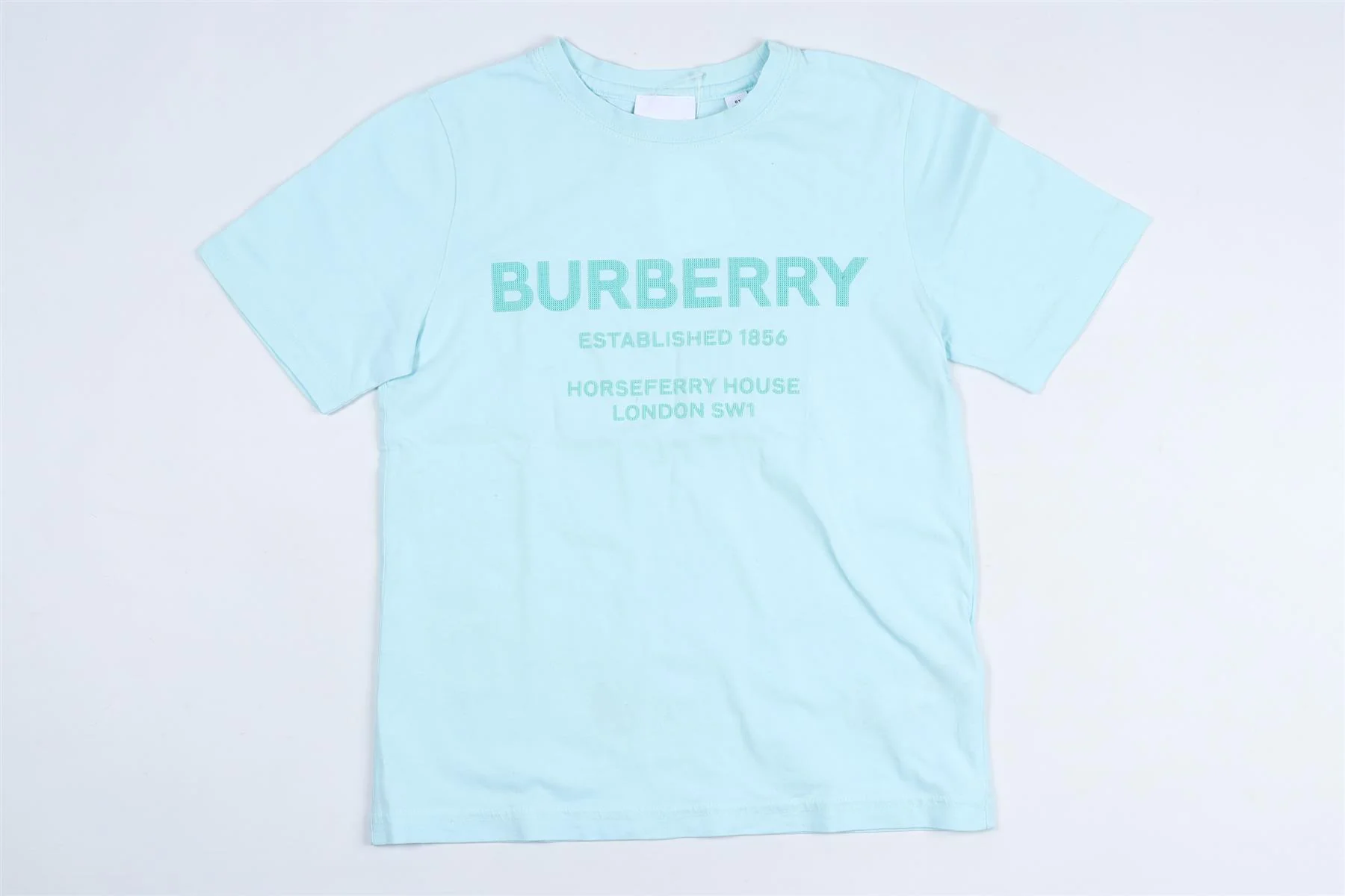 BURBERRY BLUE KIDS BOYS T-SHIRT 8 YEARS - Image 2