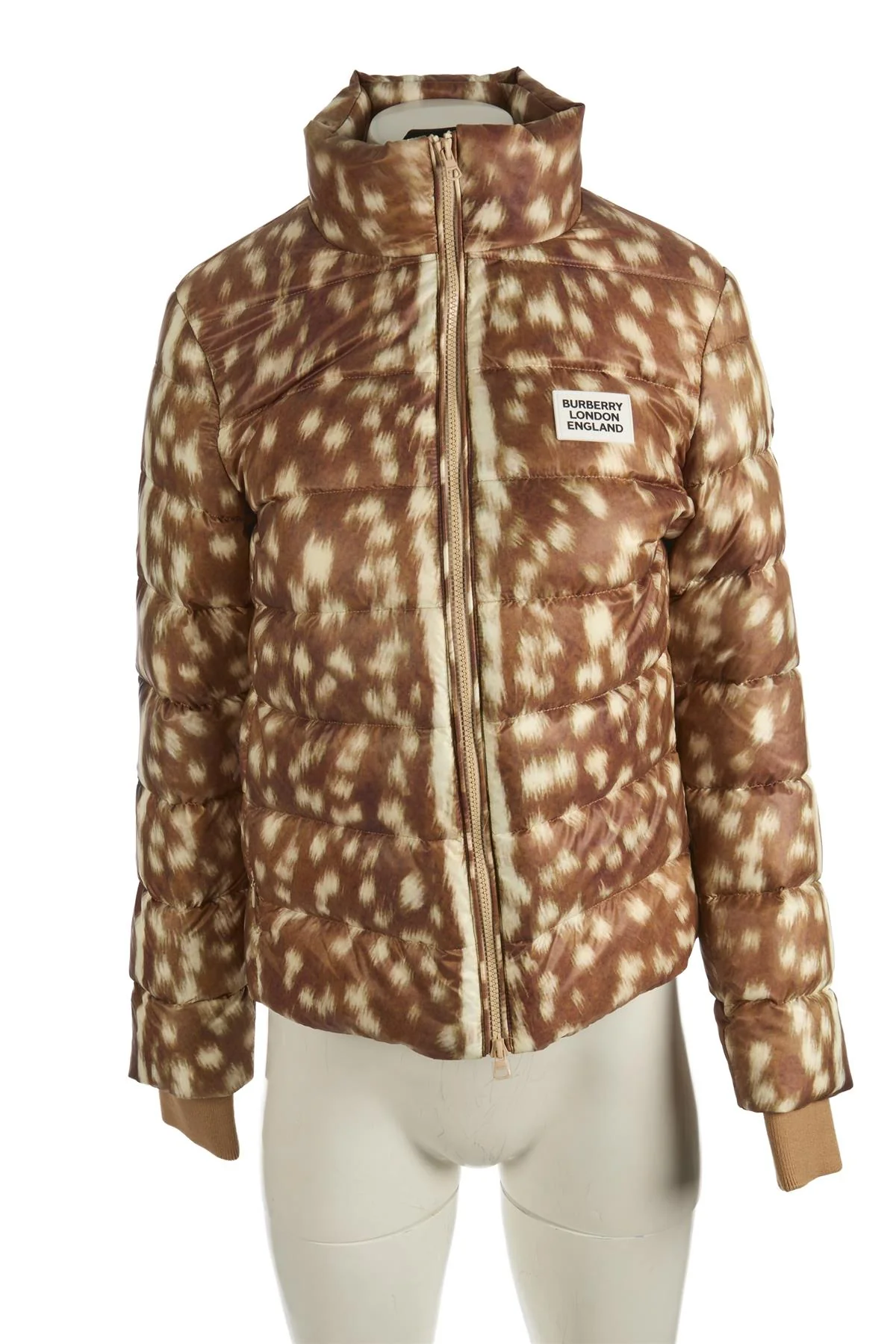 BURBERRY BROWN PADDED DOWN JACKET XSMALL - Image 2