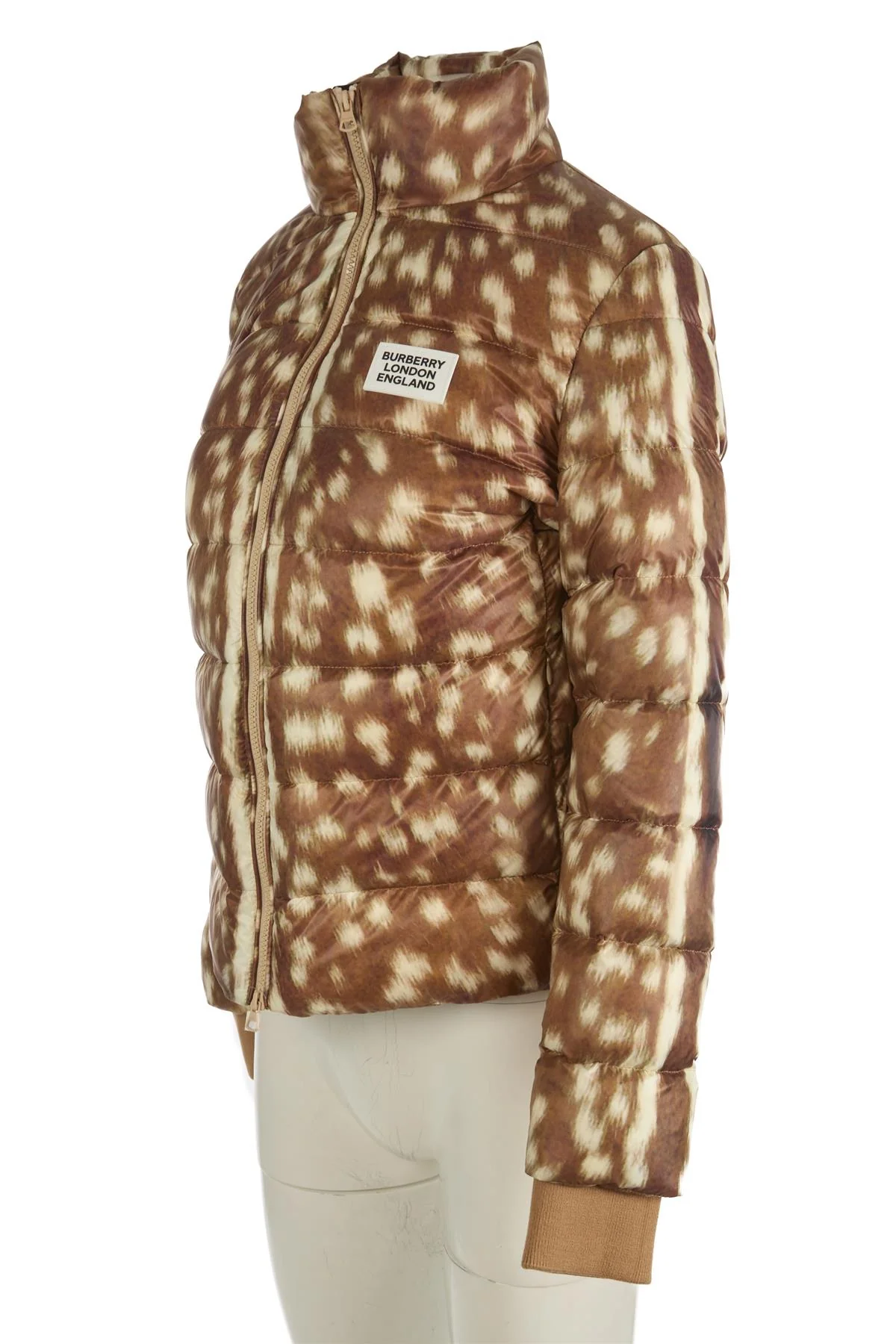 BURBERRY BROWN PADDED DOWN JACKET XSMALL - Image 3