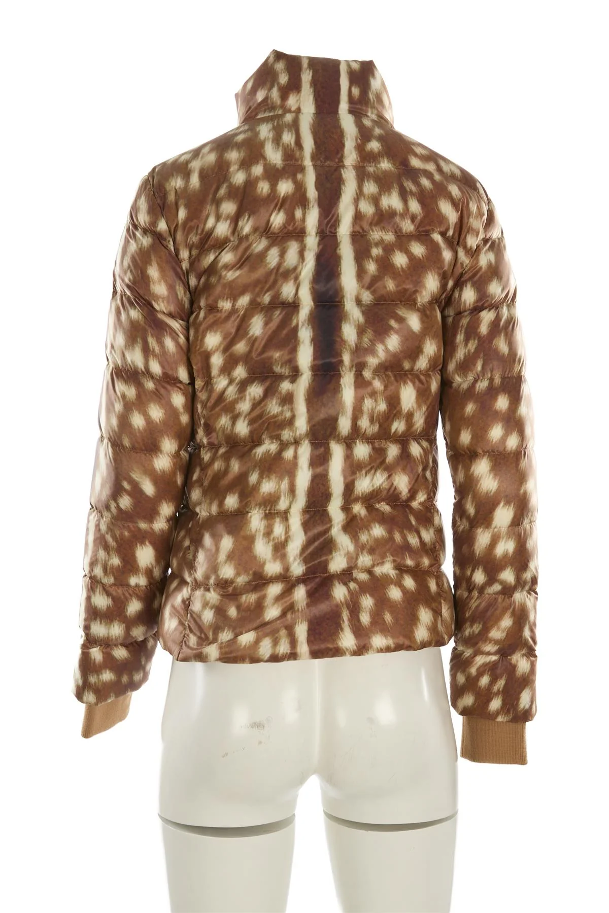 BURBERRY BROWN PADDED DOWN JACKET XSMALL - Image 4