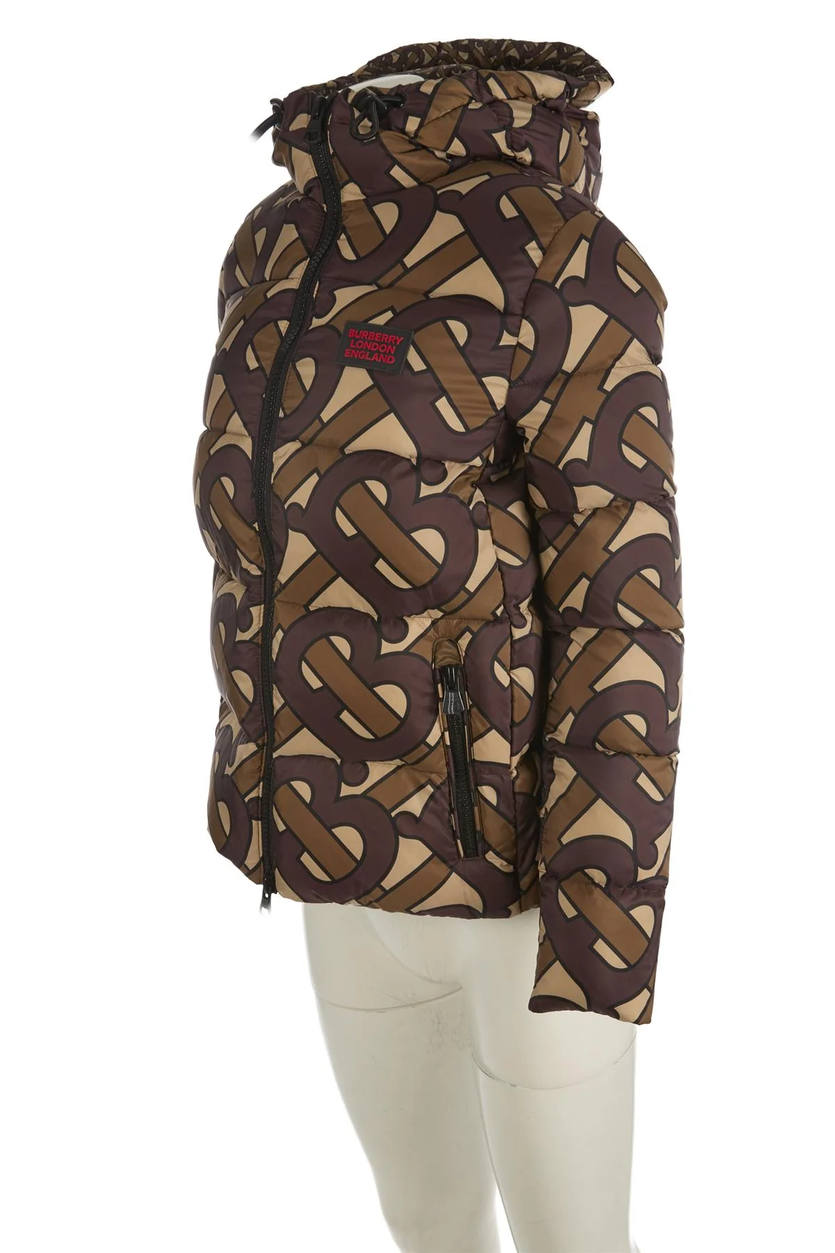BURBERRY BROWN PADDED DOWN JACKET XSMALL - Image 3