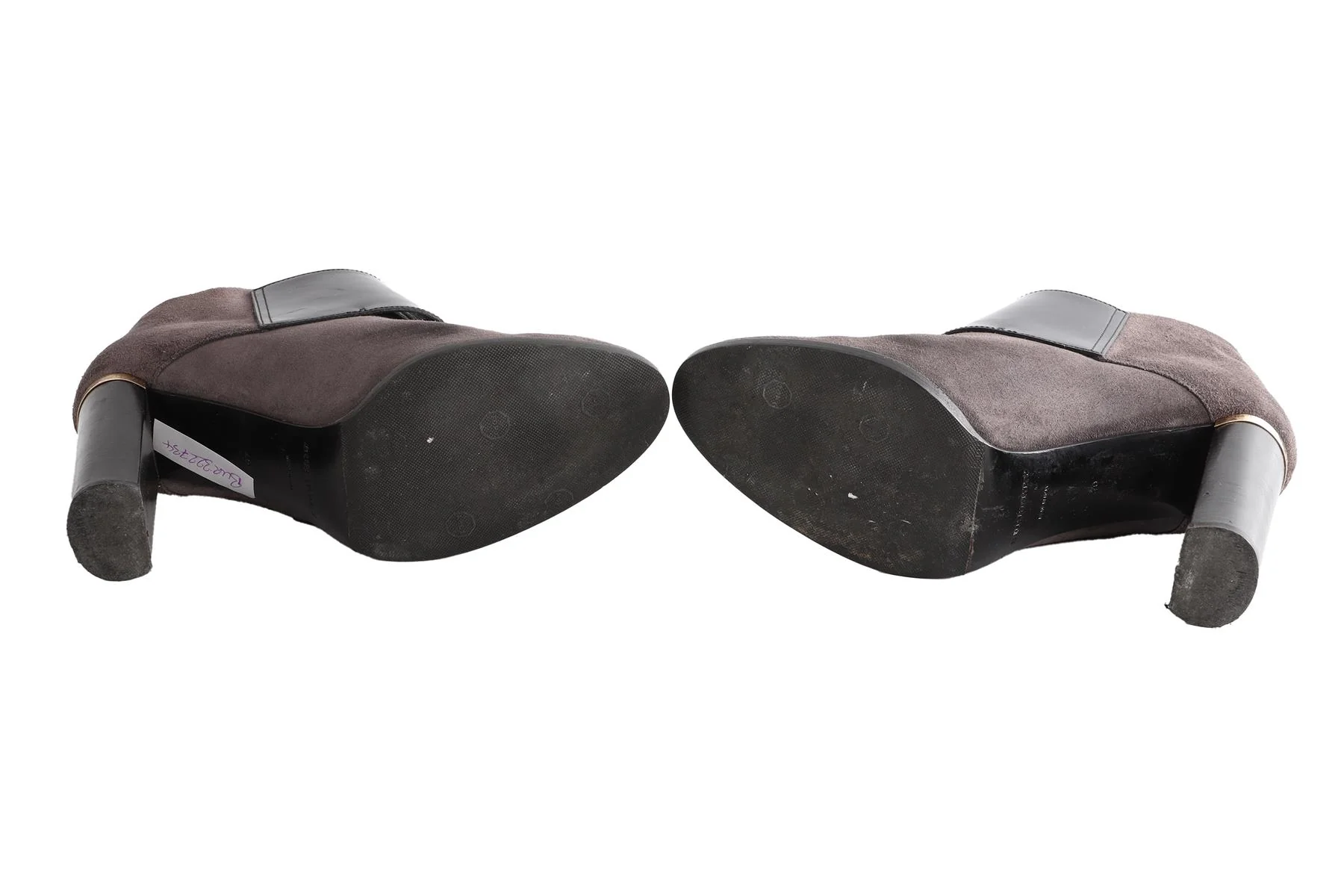 BURBERRY GREY SUEDE ANKLE BOOTS EU 40 UK 7 US 10 - Image 6