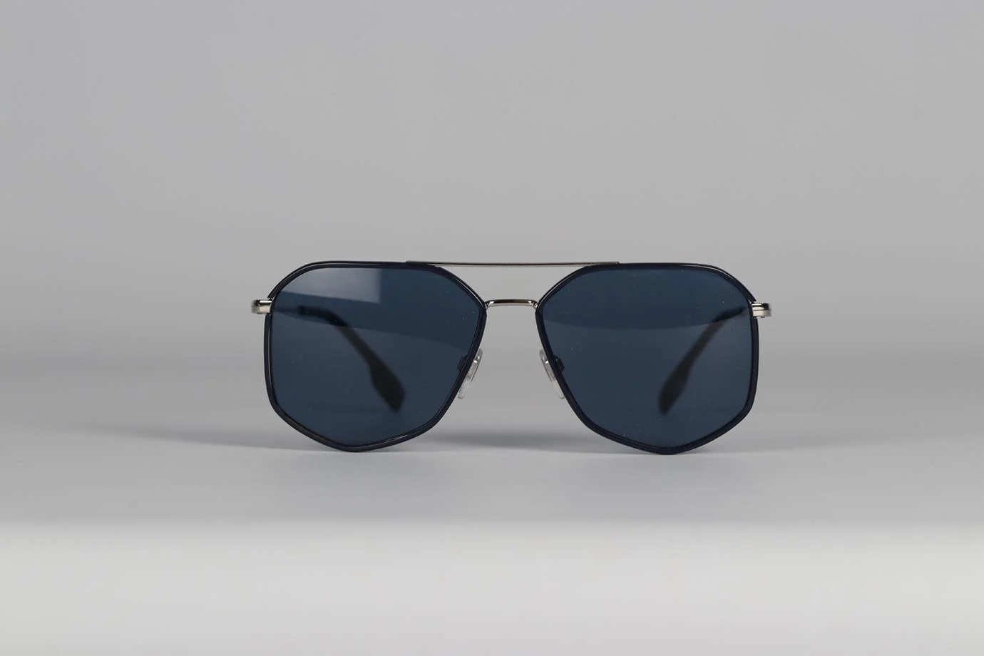 BURBERRY HEXAGON FRAME METAL SUNGLASSES - Image 2
