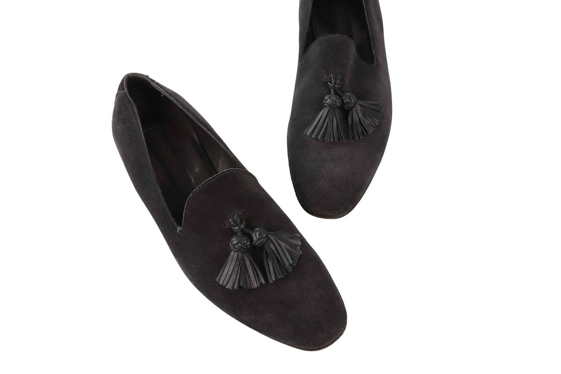 BURBERRY NAVY MEN'S SUEDE LOAFERS EU 42 UK 9 US 12 - Image 4