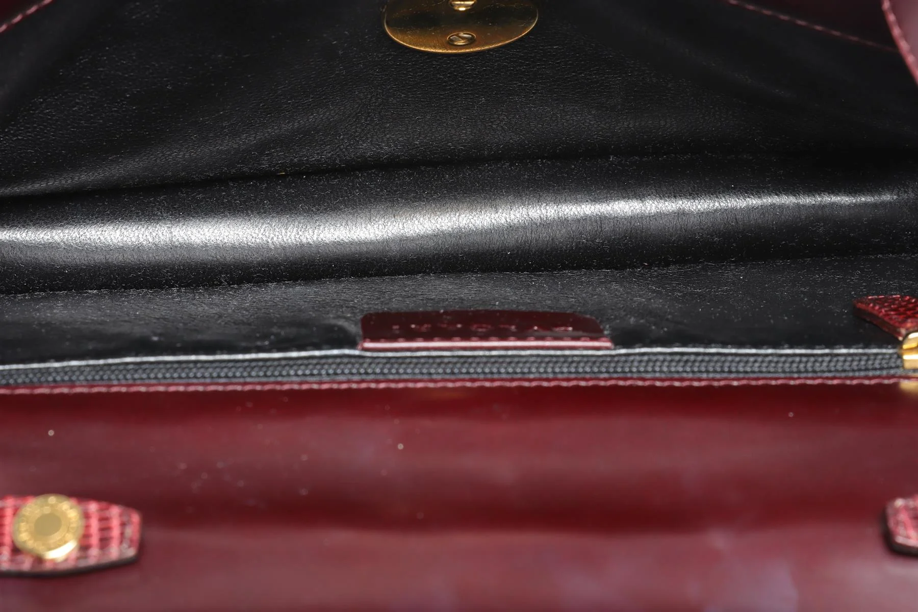 BVLGARI RED LIZARD CLUTCH - Image 11