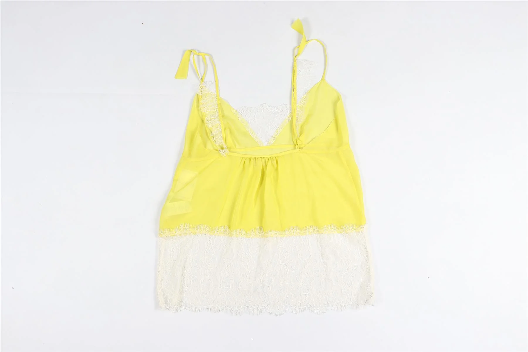 BY MALENE BIRGER YELLOW SILK TOP EU 36 UK 10 - Image 4