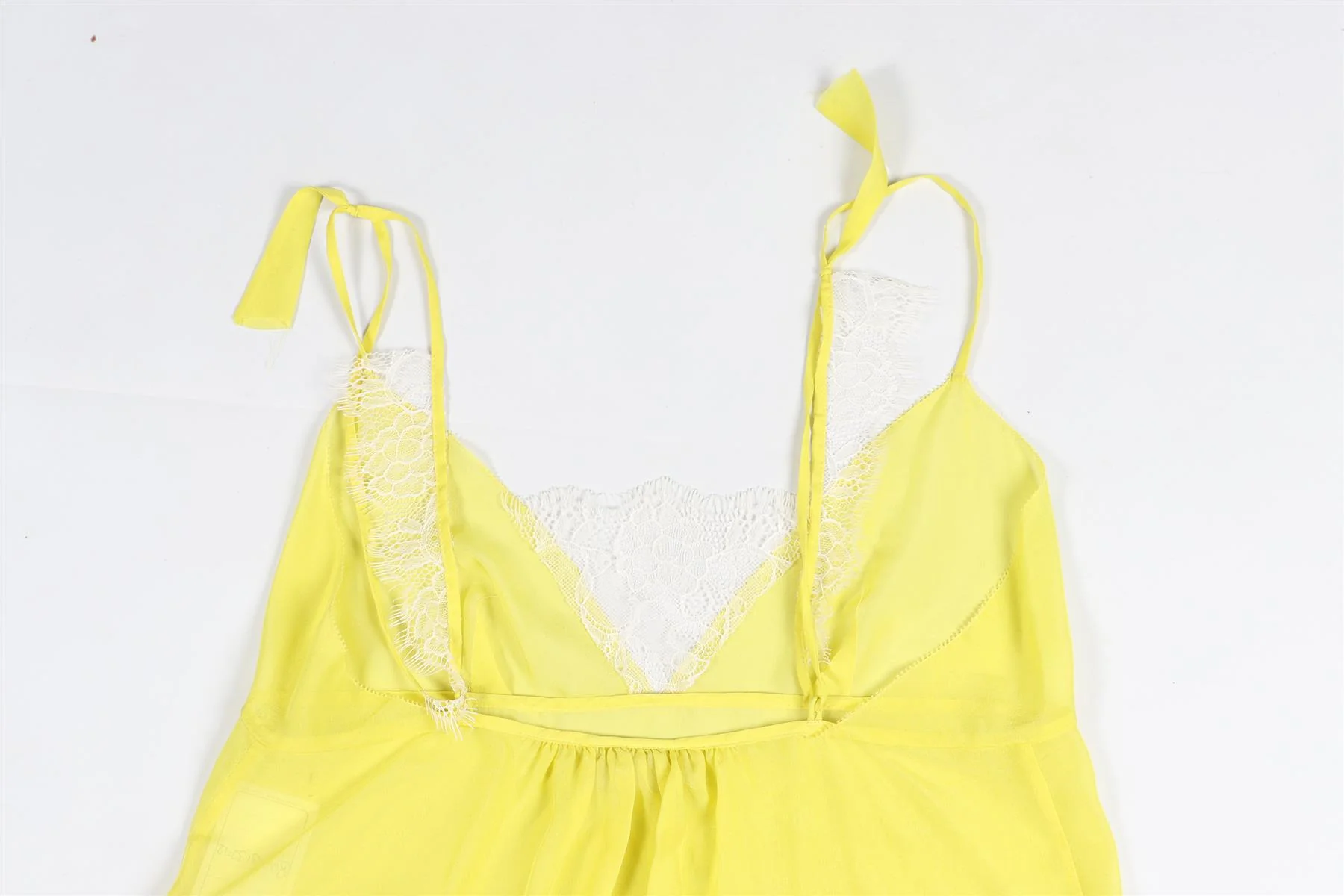 BY MALENE BIRGER YELLOW SILK TOP EU 36 UK 10 - Image 5