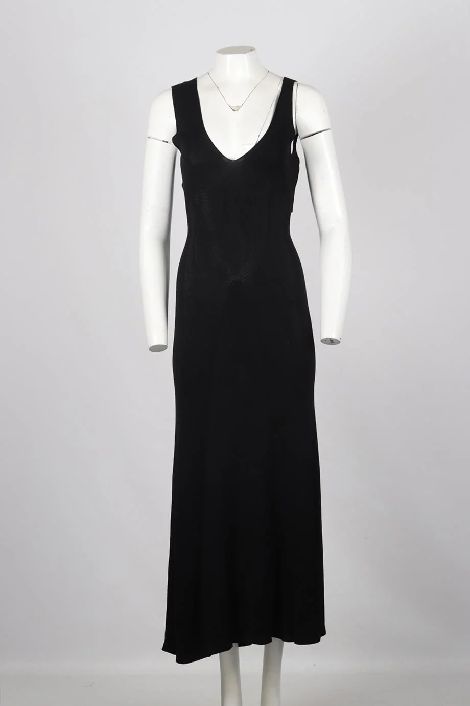 CAES CUTOUT COTTON BLEND MAXI DRESS MEDIUM - Image 2