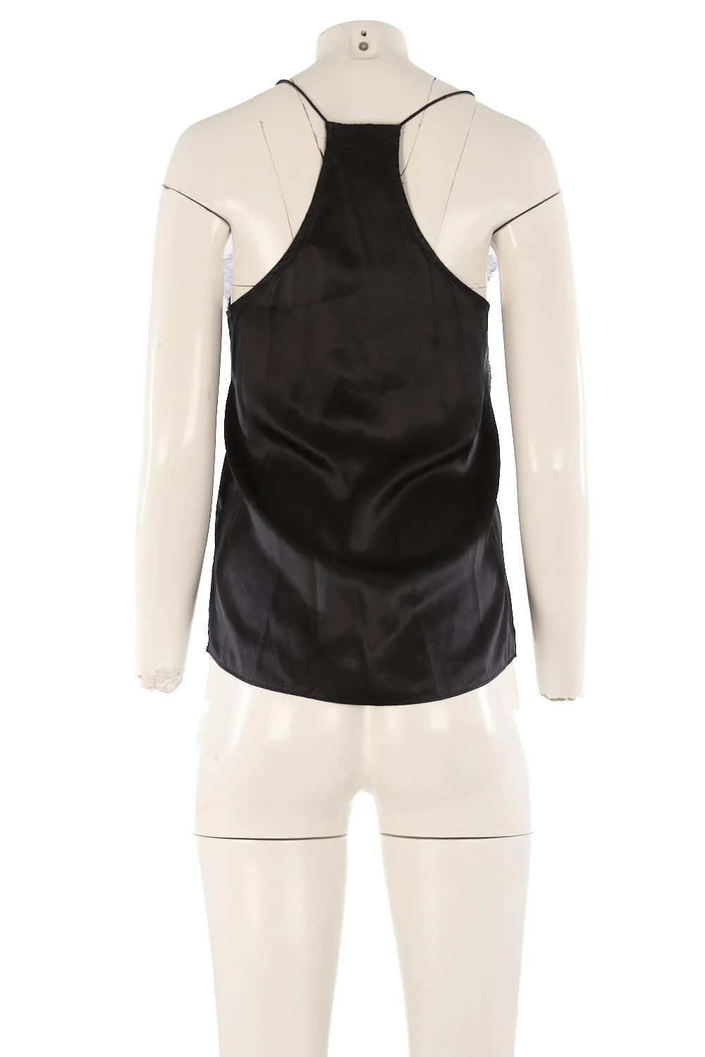CAMI NYC BLACK SILK TOP XSMALL - Image 4