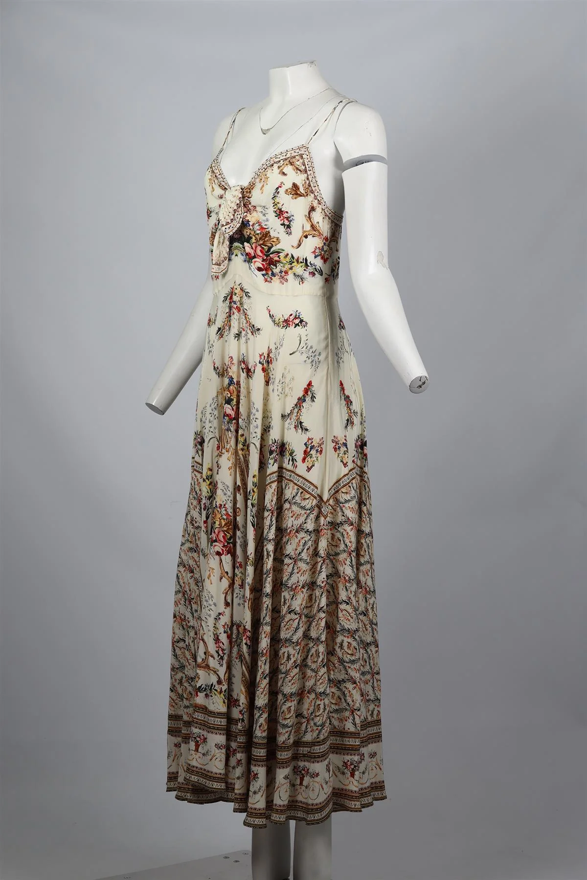 CAMILLA CRYSTAL AND SILK MAXI DRESS MEDIUM - Image 3