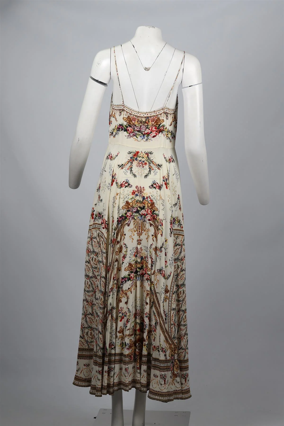 CAMILLA CRYSTAL AND SILK MAXI DRESS MEDIUM - Image 4