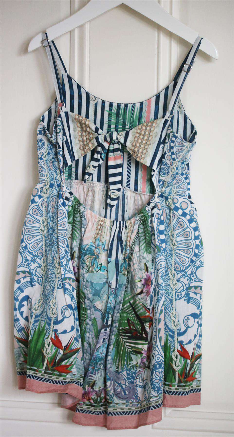 CAMILLA KIDS GIRLS EMBELLISHED PRINTED COTTON DRESS 6 YEARS - Image 3