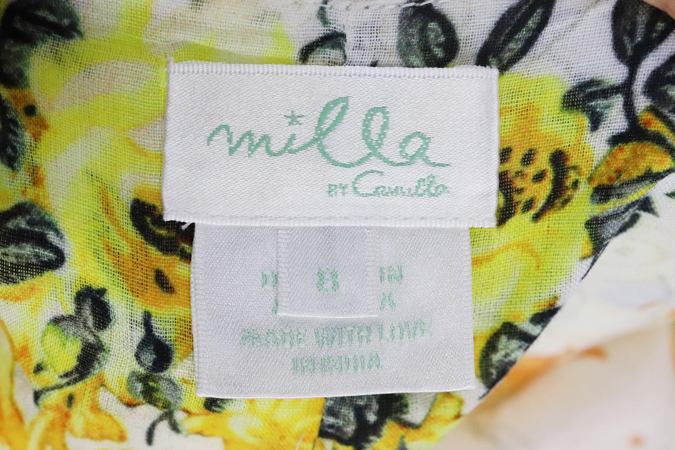 CAMILLA KIDS GIRLS FLORAL COTTON DRESS 8 YEARS - Image 4