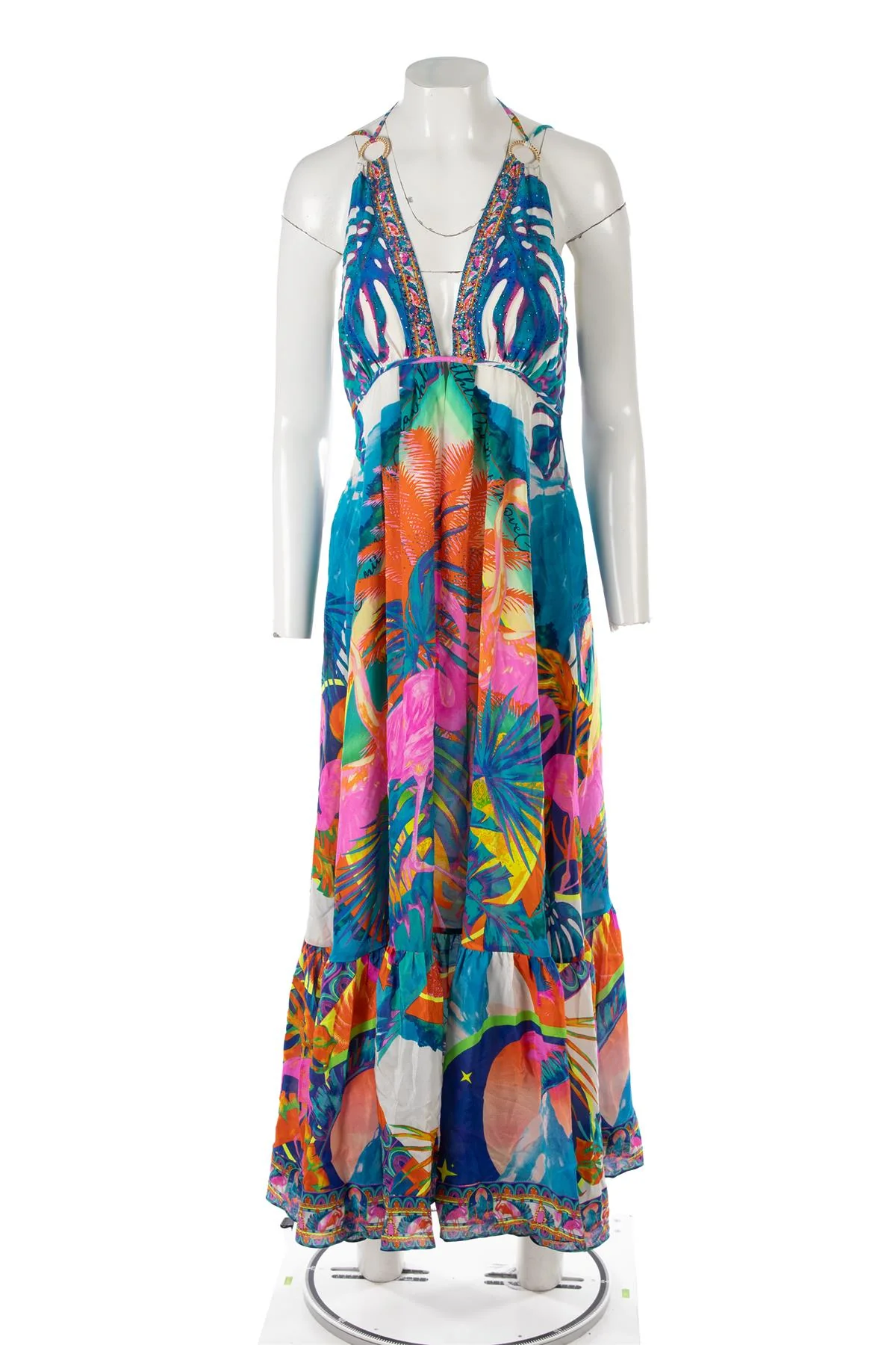 CAMILLA MULTI SILK MAXI DRESS MEDIUM - Image 2