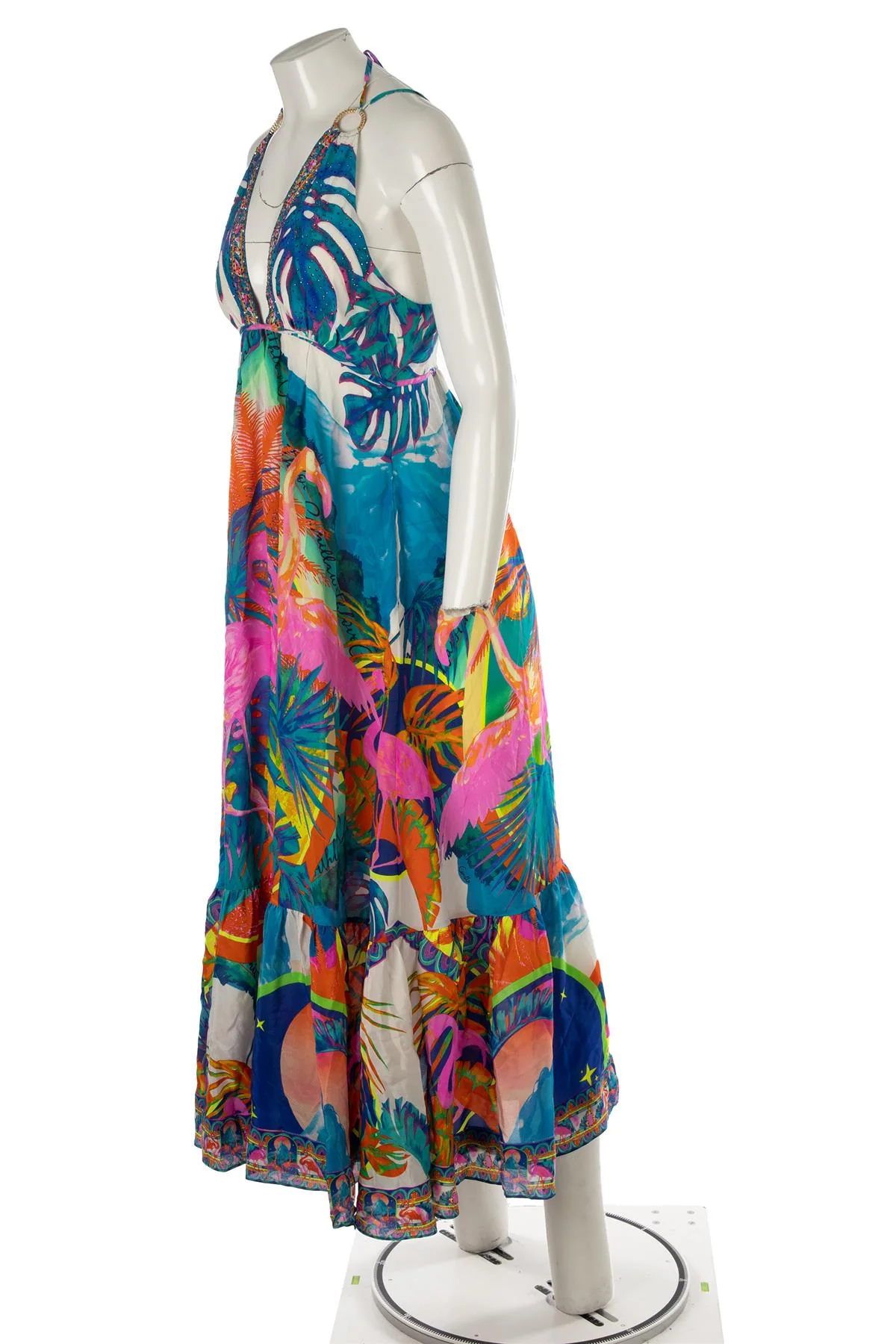 CAMILLA MULTI SILK MAXI DRESS MEDIUM - Image 3
