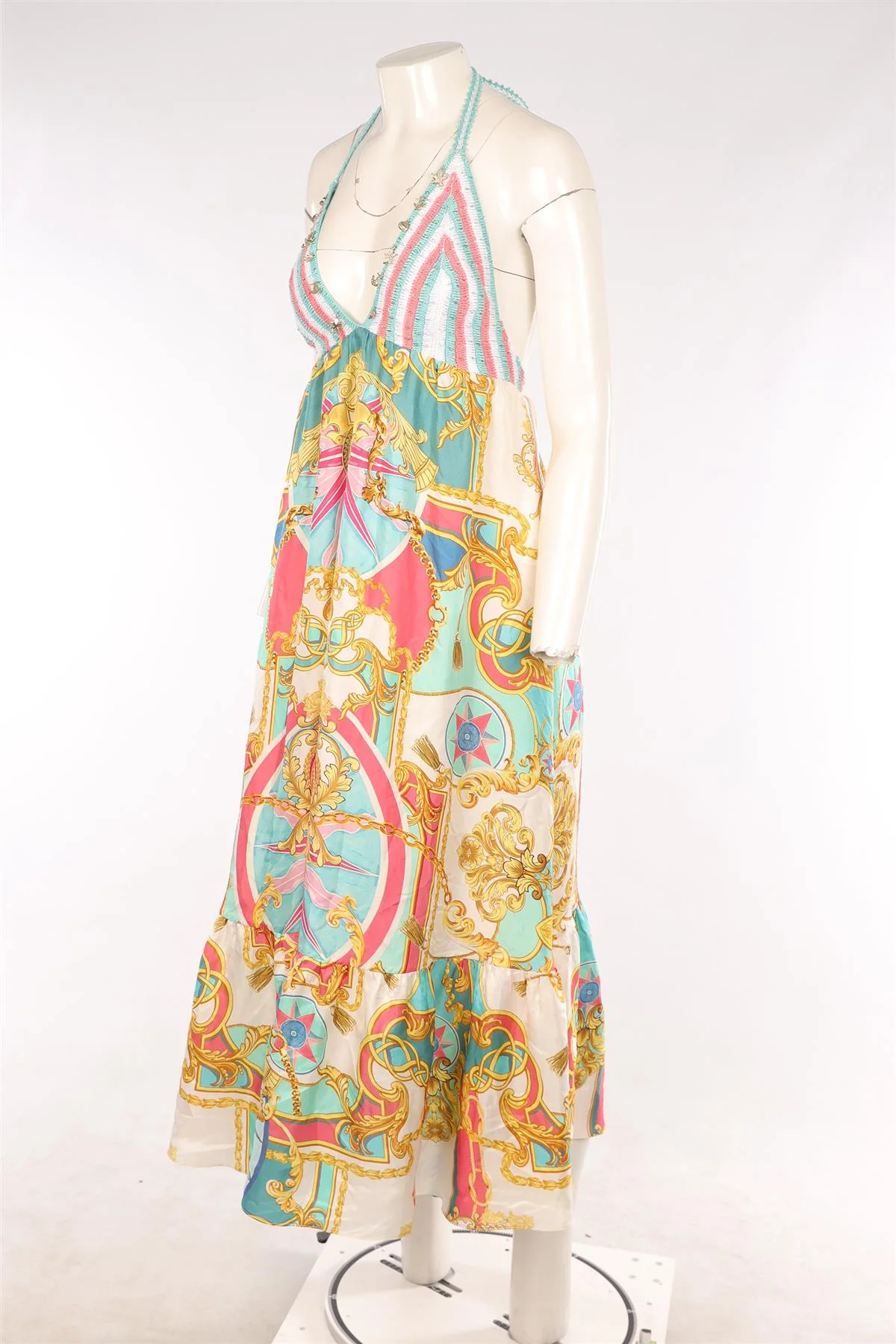 CAMILLA WHITE LINEN MINI DRESS MEDIUM - Image 3