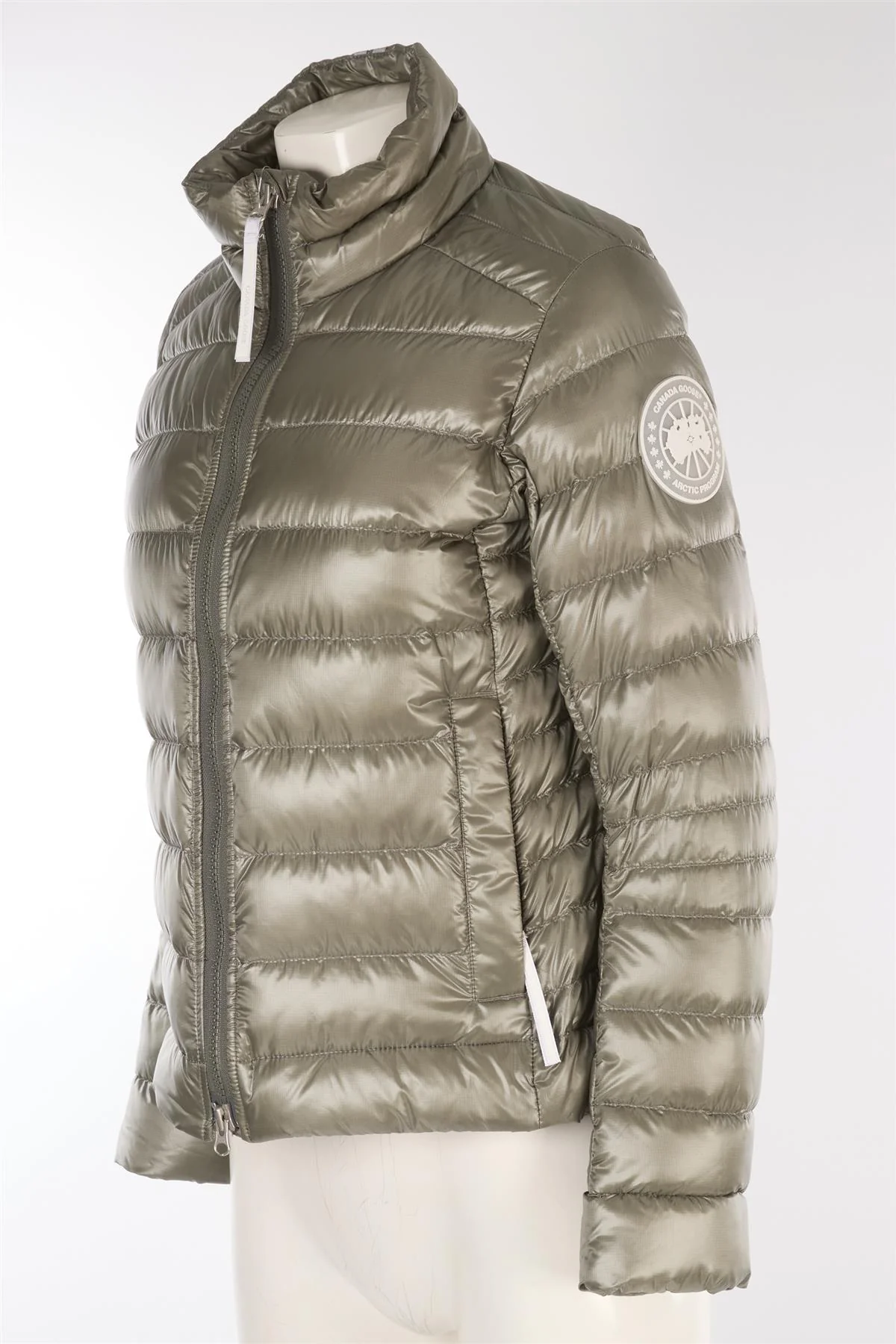 CANADA GOOSE GREEN PADDED DOWN JACKET SMALL - Image 3