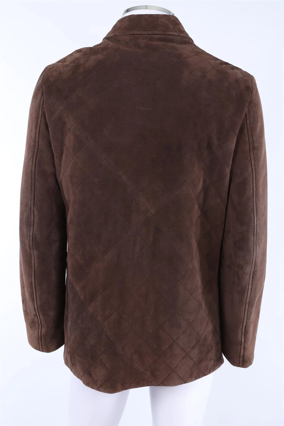 CANALI BROWN MEN'S SUEDE JACKET IT 50 UK/US 40 - Image 4