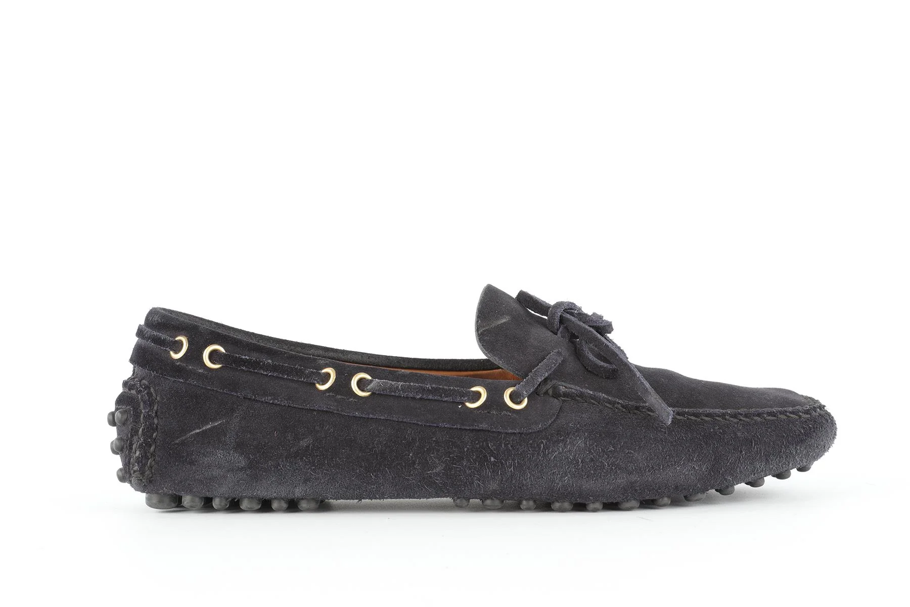 CAR SHOE NAVY MEN'S SUEDE LOAFERS EU 41.5 UK 7.5 US 8.5 - Image 2