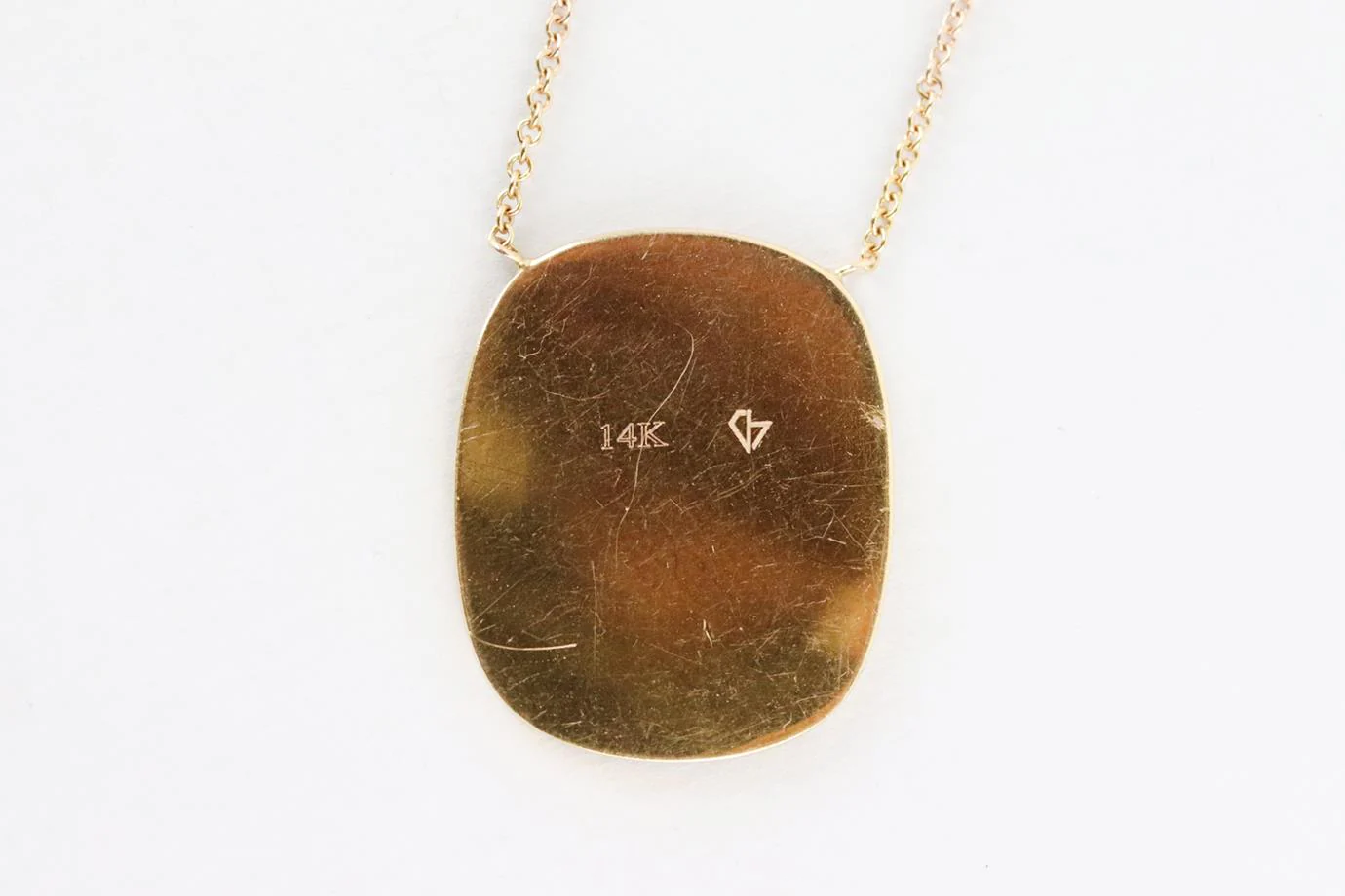 CARBON AND HYDE INITIAL 14K YELLOW GOLD CHAIN NECKLACE - Image 7