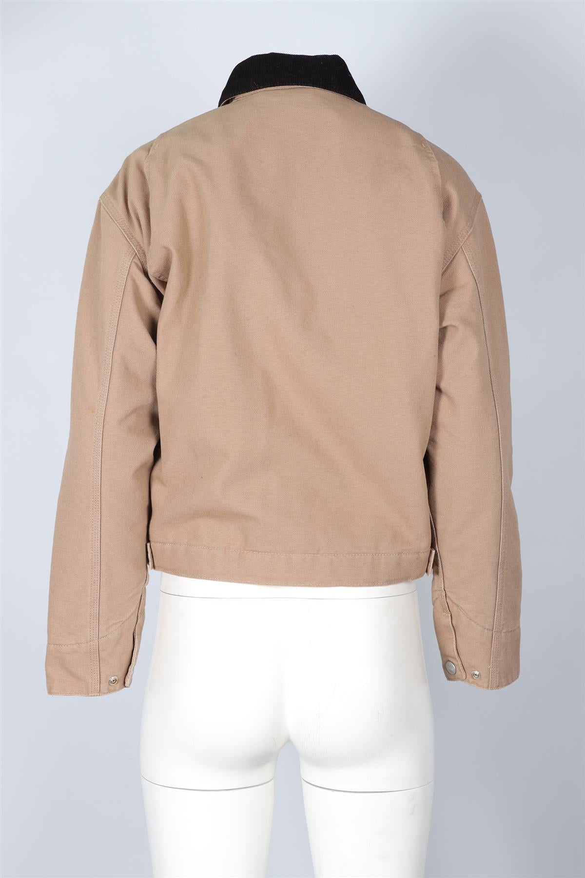 CARHARTT BROWN DENIM JACKET XSMALL - Image 4