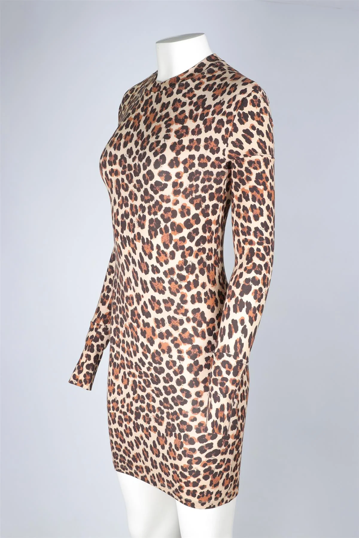 CAROLINE CONSTAS BEIGE JERSEY TOP XSMALL - Image 3