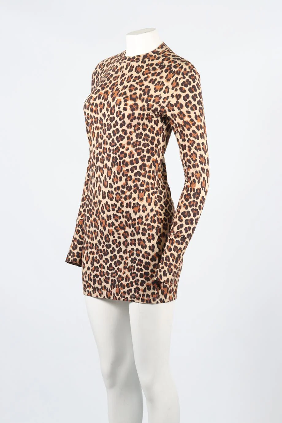 CAROLINE CONSTAS JERSEY MINI DRESS LARGE - Image 3