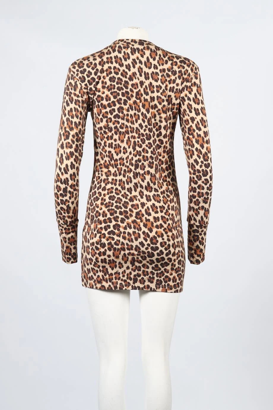 CAROLINE CONSTAS JERSEY MINI DRESS LARGE - Image 4