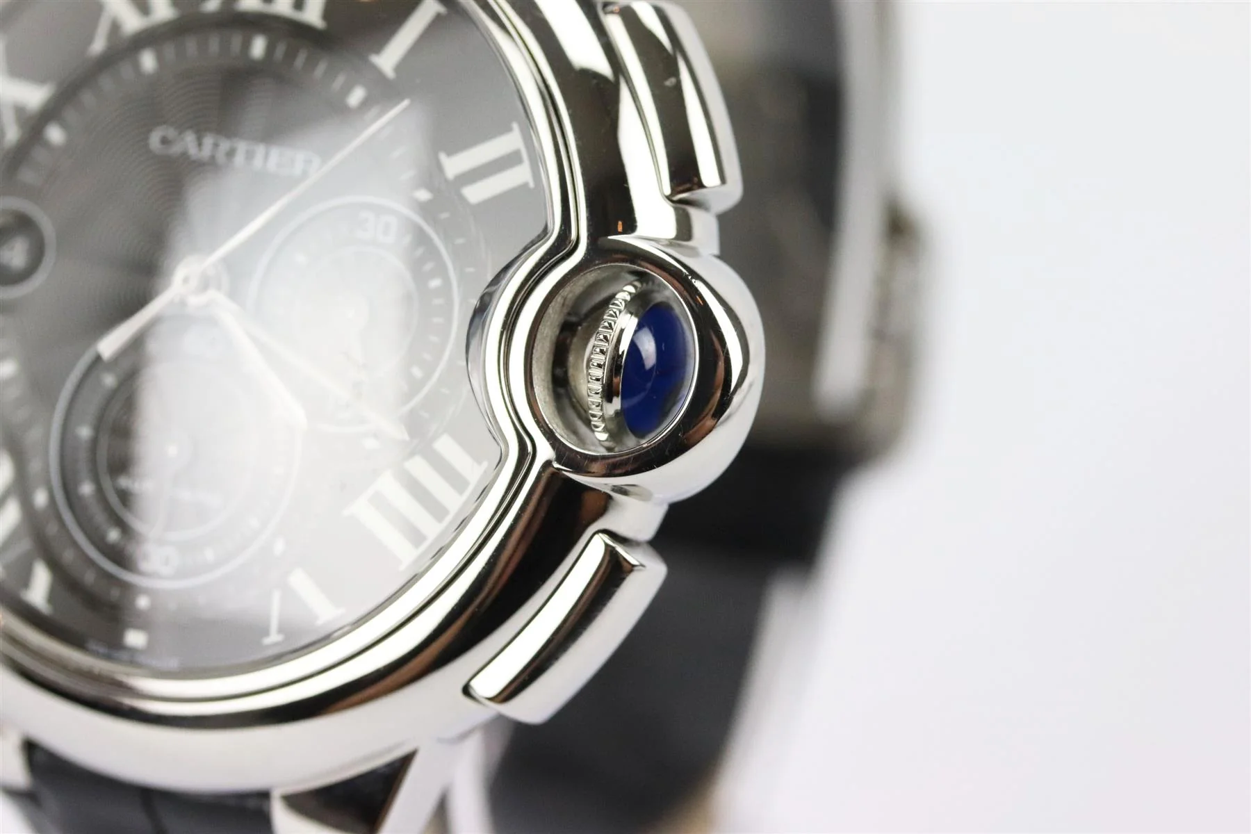 CARTIER BALLON BLEU DE CARTIER 44MM STAINLESS STEEL AND ALLIGATOR WATCH - Image 11