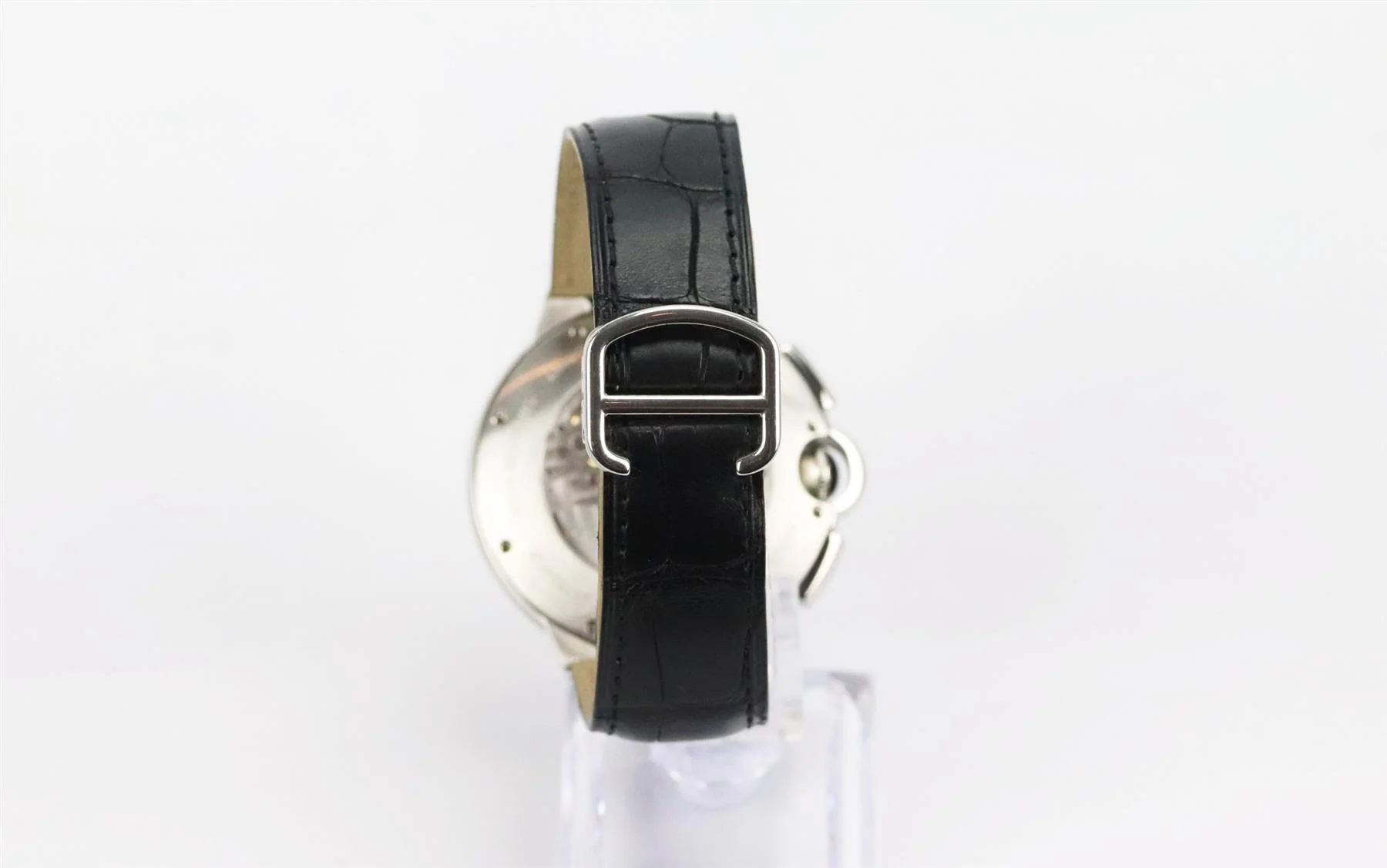 CARTIER BALLON BLEU DE CARTIER 44MM STAINLESS STEEL AND ALLIGATOR WATCH - Image 8
