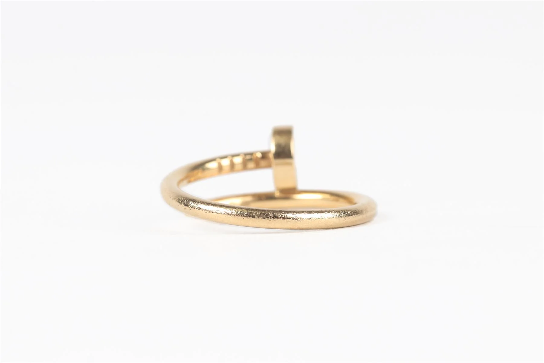 CARTIER GOLD JUSTE UN CLOU SMALL 18K YELLOW GOLD RING 47MM - Image 5