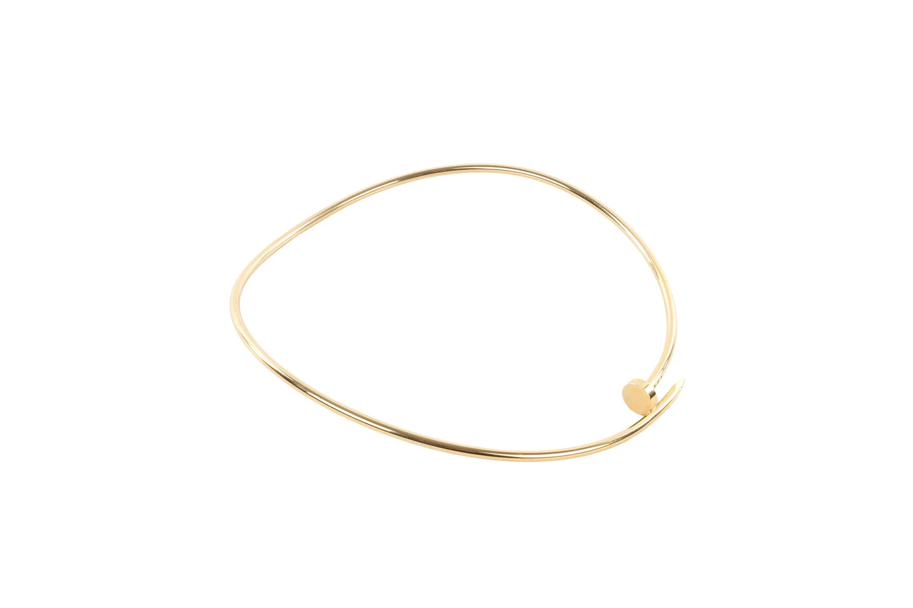 CARTIER GOLD JUSTE UN CLOU SMALL YELLOW GOLD NECKLACE 29 CM - Image 2