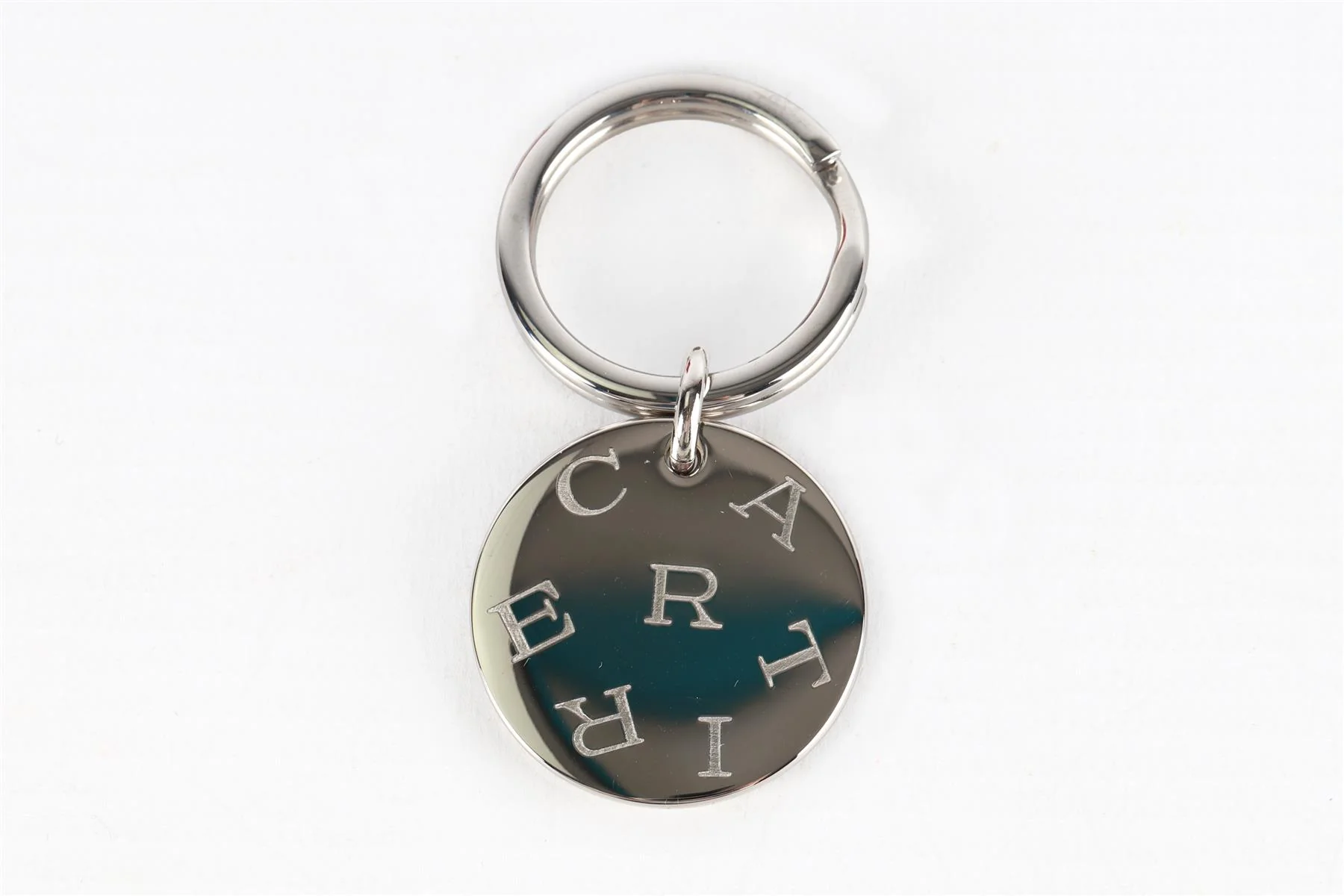 Cartier Silver Metal Key Ring - Image 2