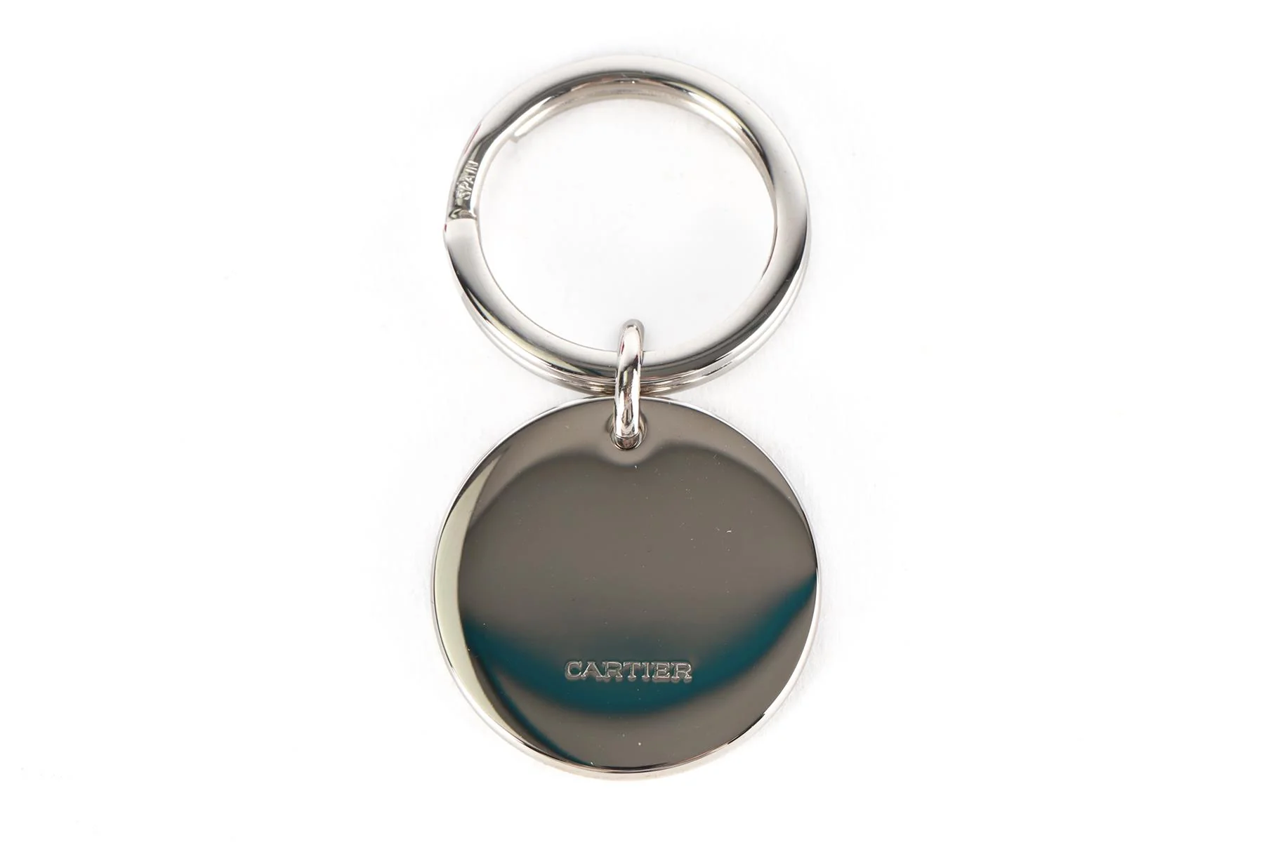 Cartier Silver Metal Key Ring - Image 4