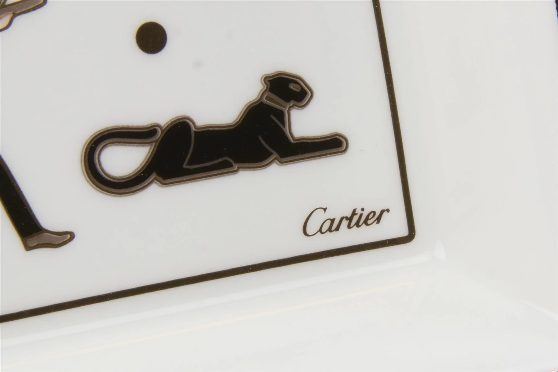 CARTIER WHITE DIABOLO DE CARTIER SET OF 4 TRINKET TRAYS - Image 6