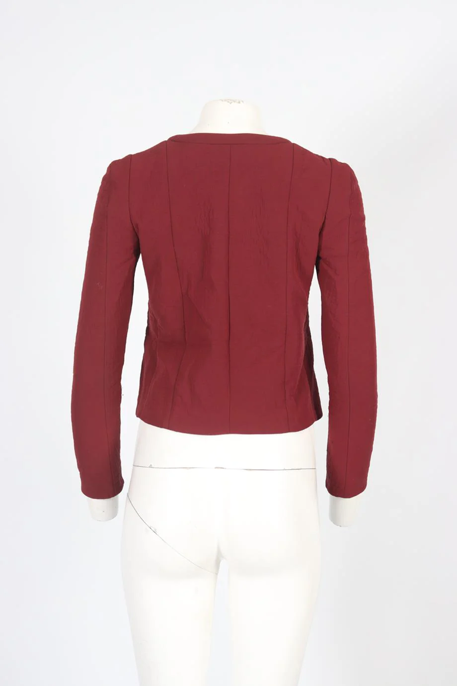 CARVEN WOOL AND SILK BLEND JACKET FR 36 UK 8 - Image 4