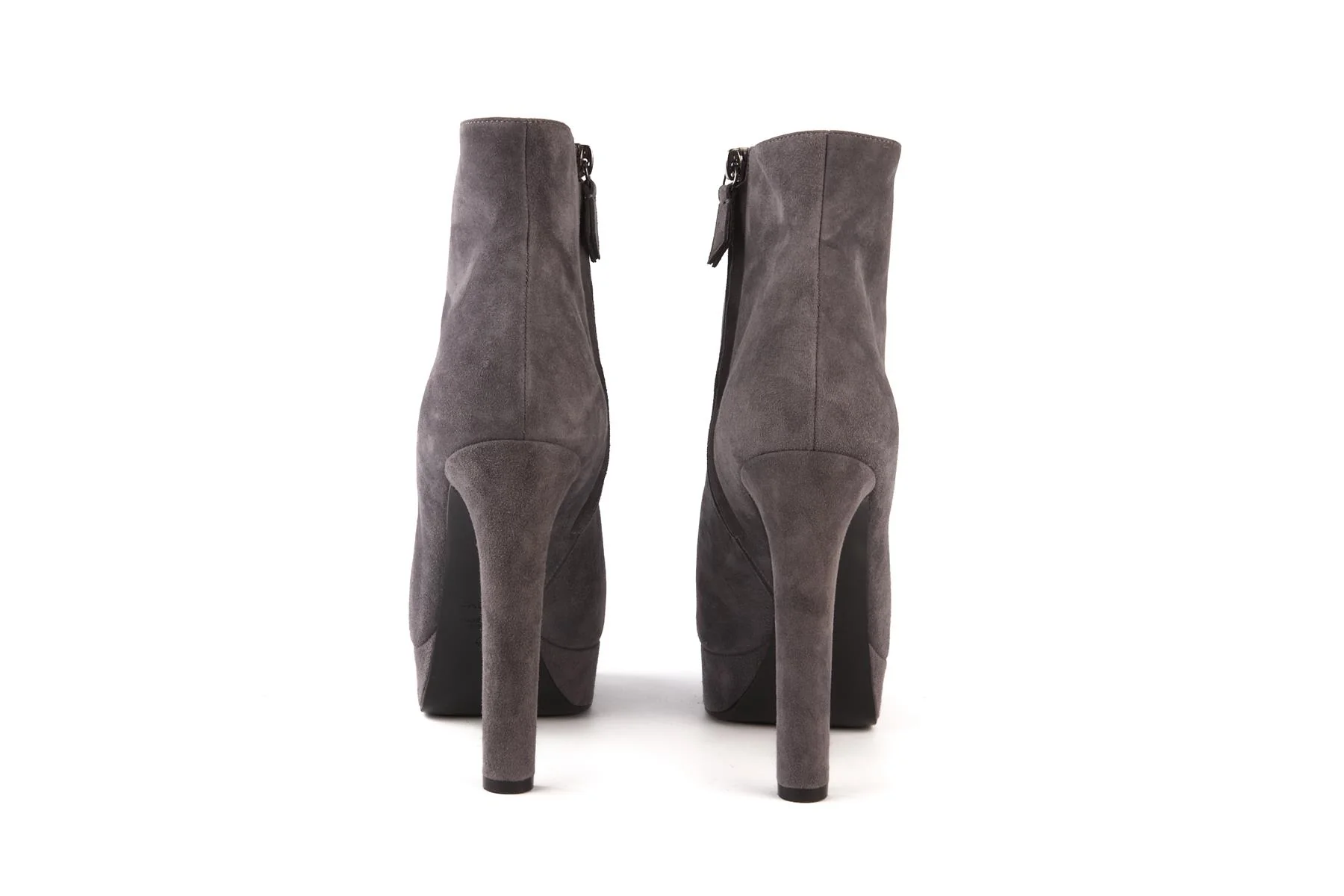 CASADEI GREY SUEDE ANKLE BOOTS EU 40 UK 7 US 10 - Image 5