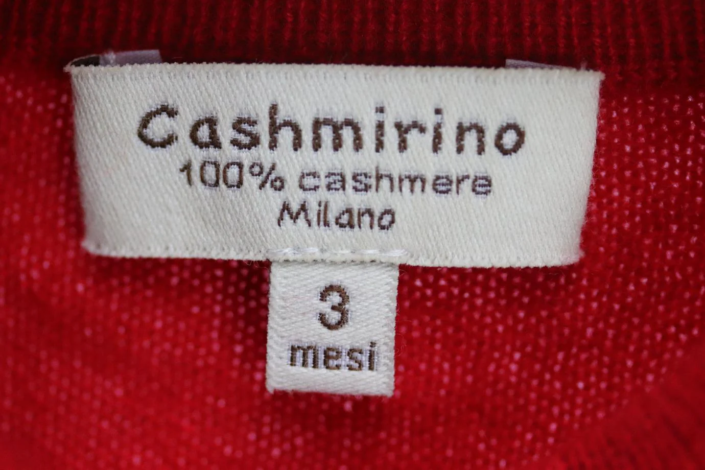 CASHMIRINO BABY UNISEX CASHMERE CARDIGAN 3 MONTHS - Image 4