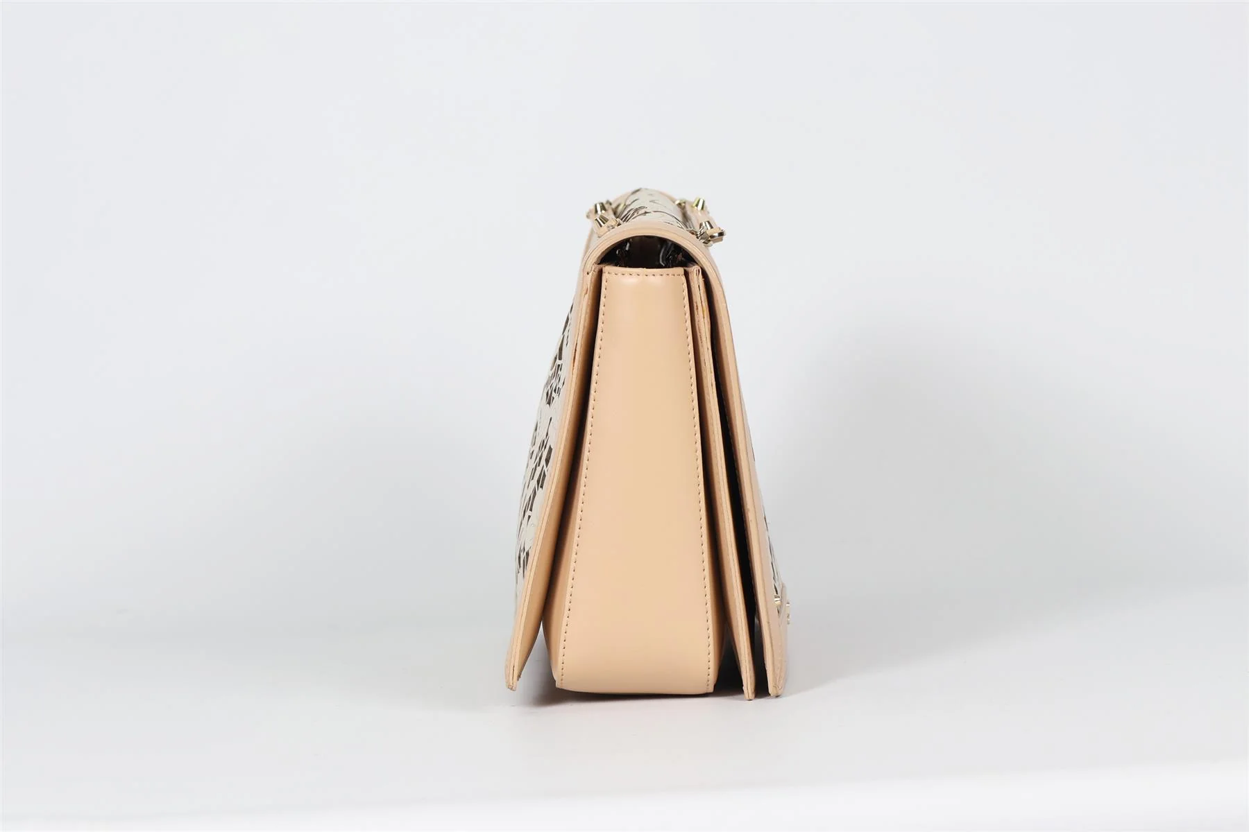 CAVALLI CLASS LASER CUT LEATHER SHOULDER BAG - Image 6
