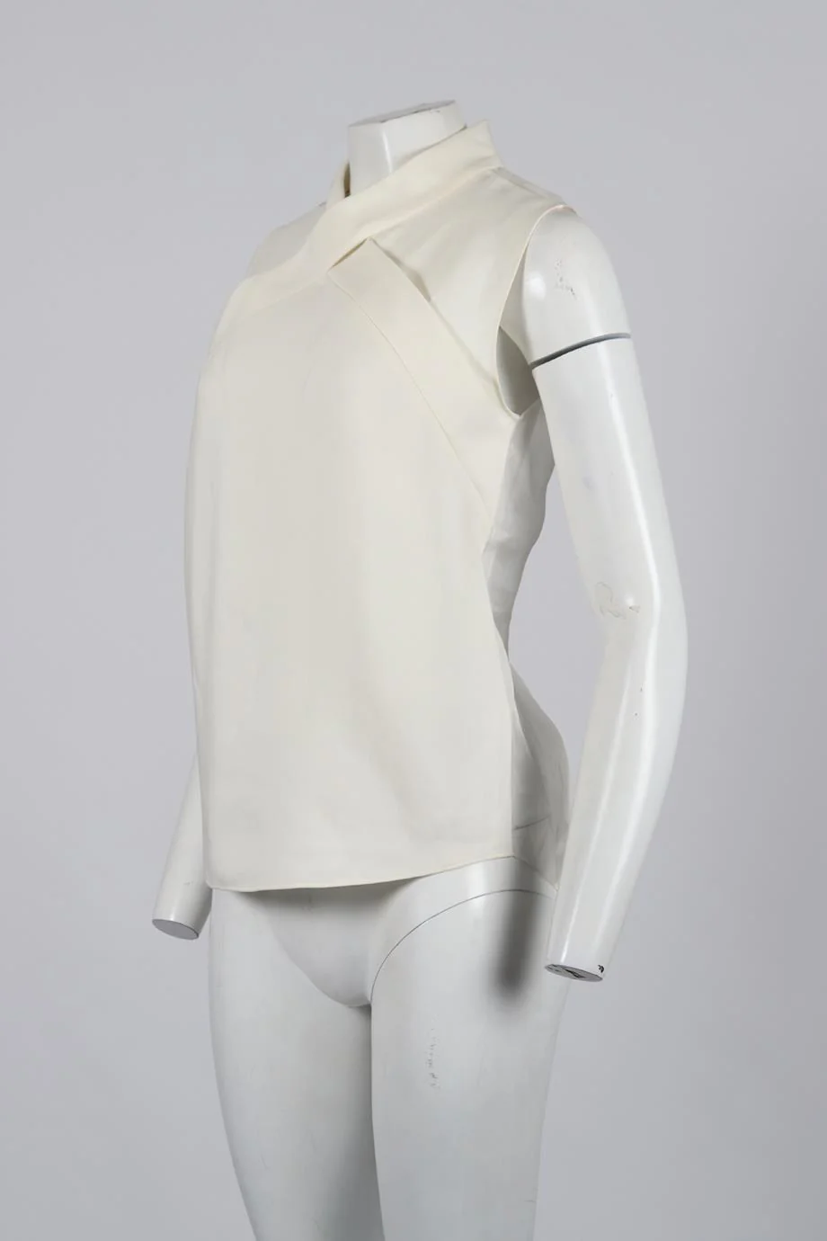 CEDRIC CHARLIER COTTON AND SILK BLEND BLOUSE IT 40 UK 8 - Image 3